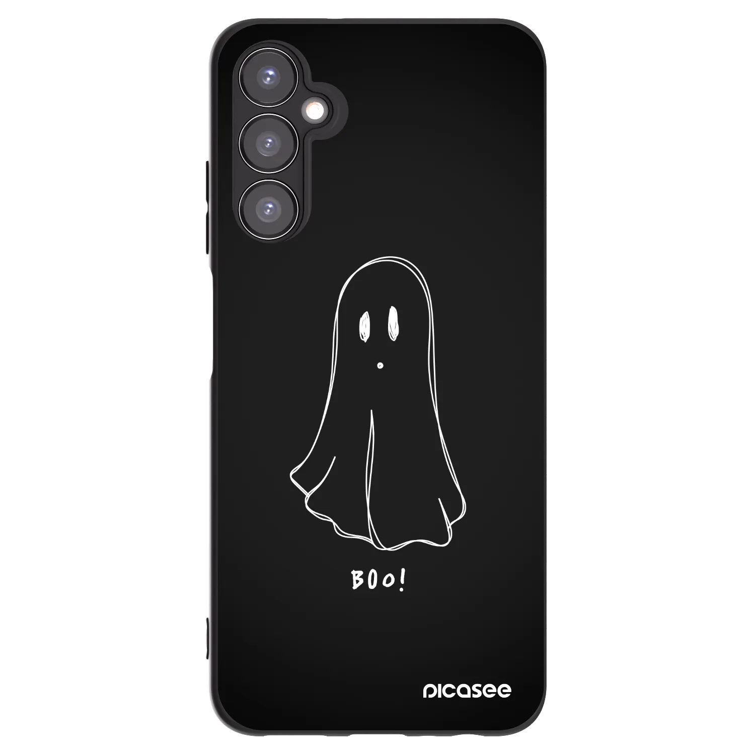 Picasee crna silikonska maskica za Samsung Galaxy A05s A057G - Ghost 2
