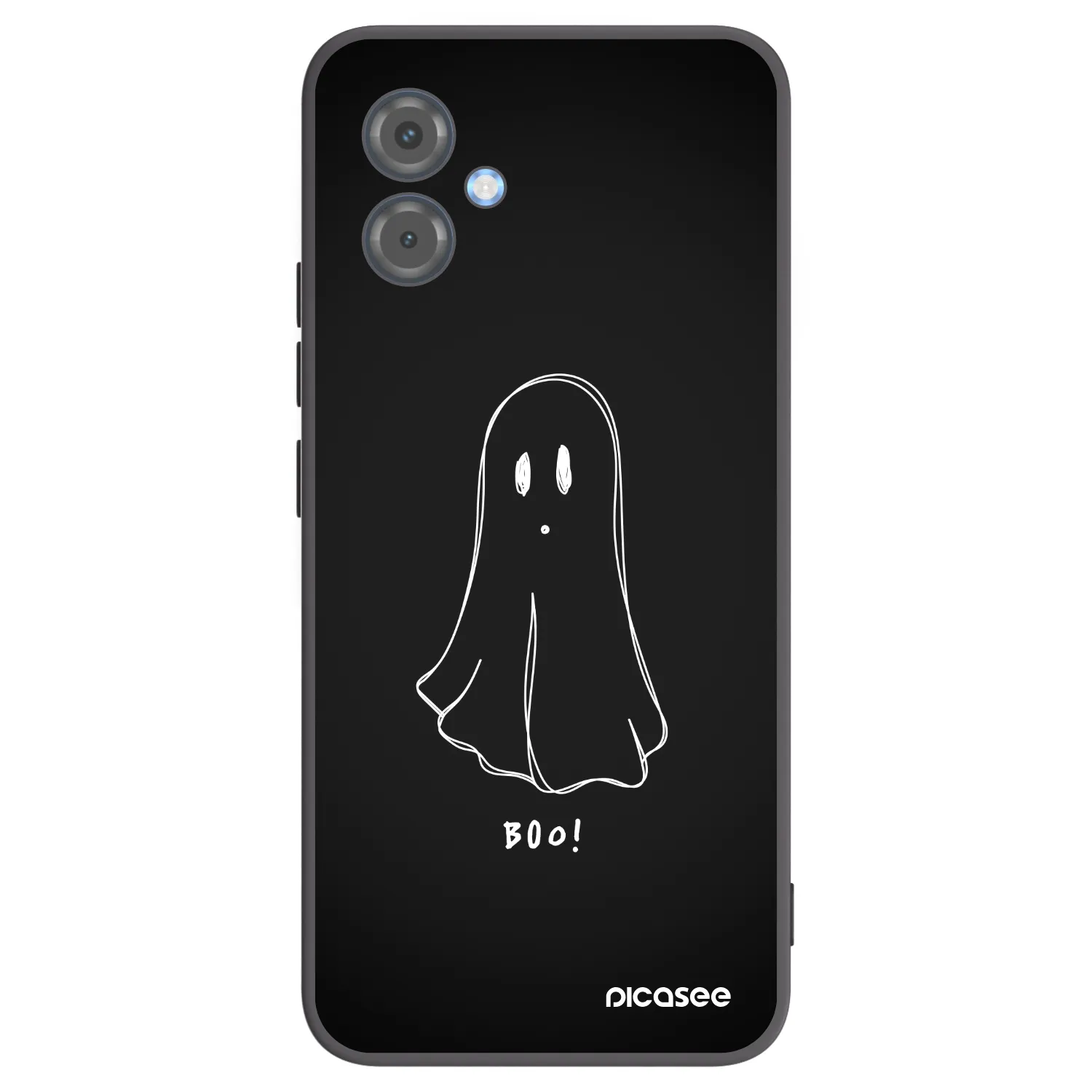 Picasee crna silikonska maskica za Motorola Moto G14 - Ghost 2