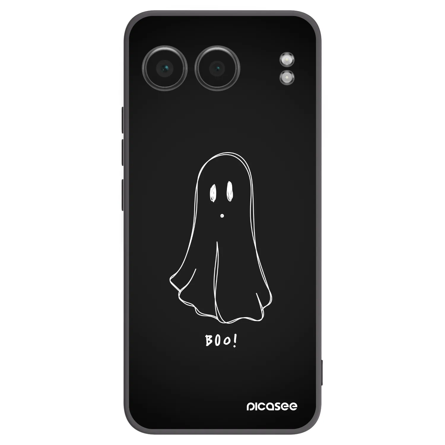 Picasee crna silikonska maskica za OnePlus Nord 4 - Ghost 2