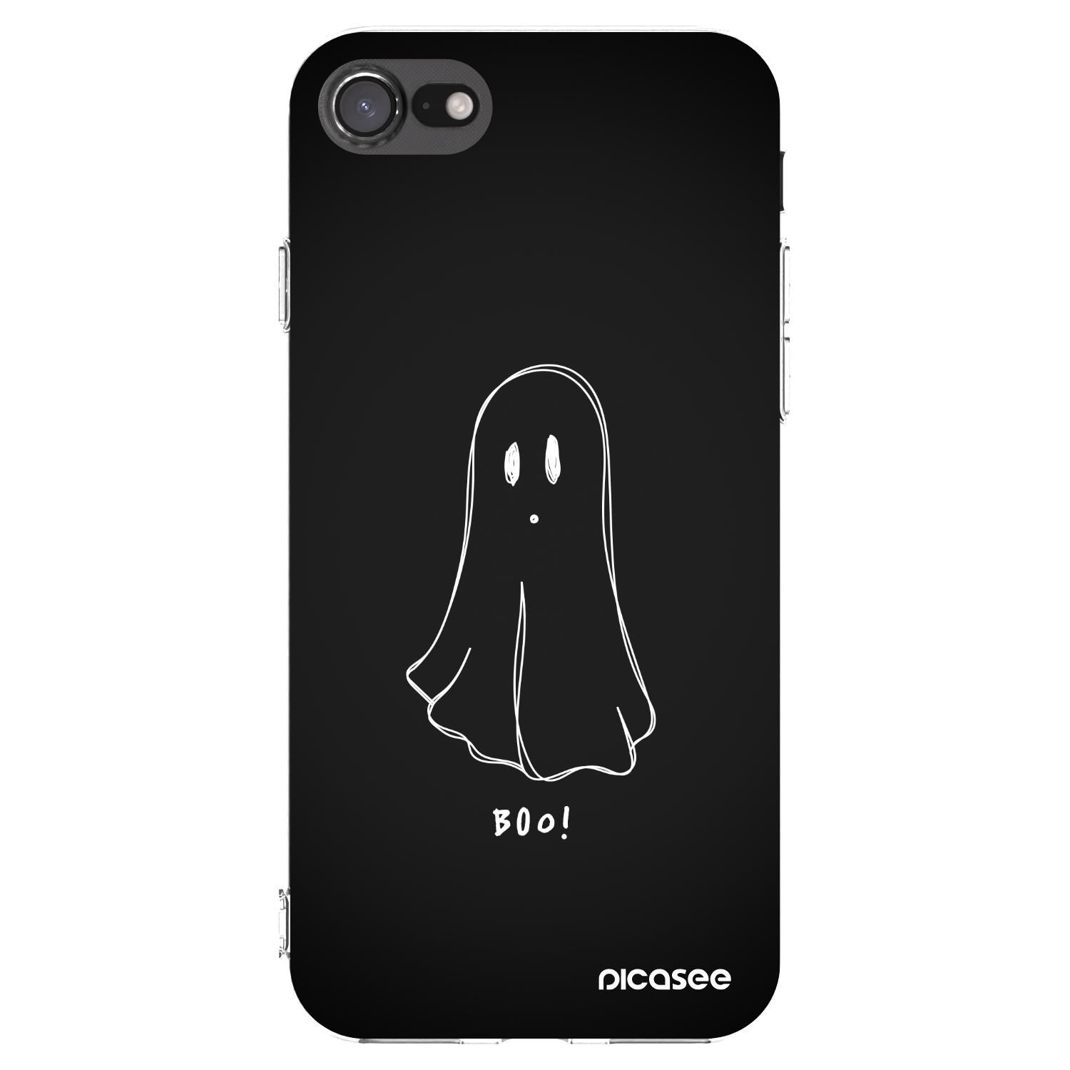 Picasee silikonska prozirna maskica za Apple iPhone 7 - Ghost 2