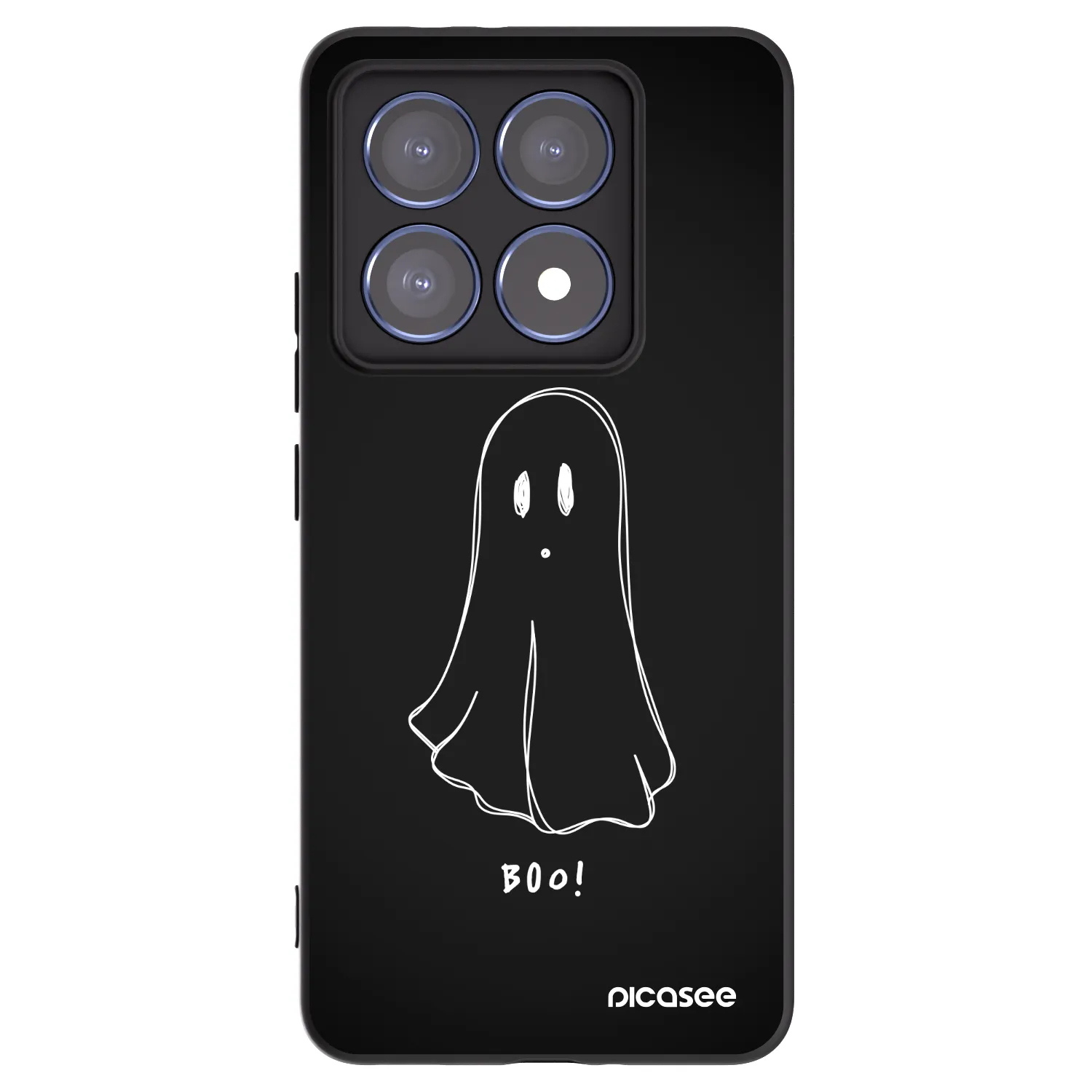 Picasee crna silikonska maskica za Xiaomi 14T Pro - Ghost 2
