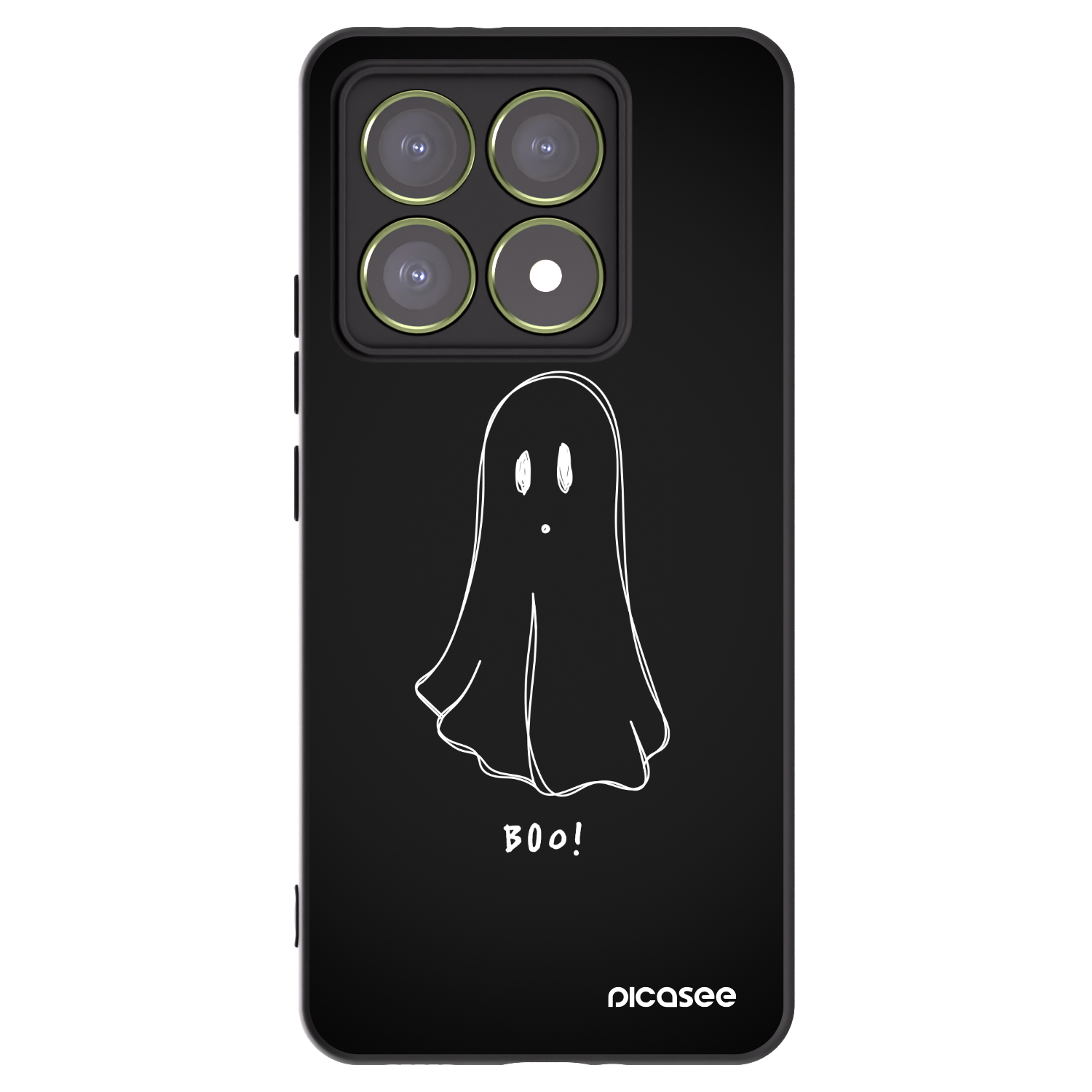 Picasee crna silikonska maskica za Xiaomi 14T - Ghost 2