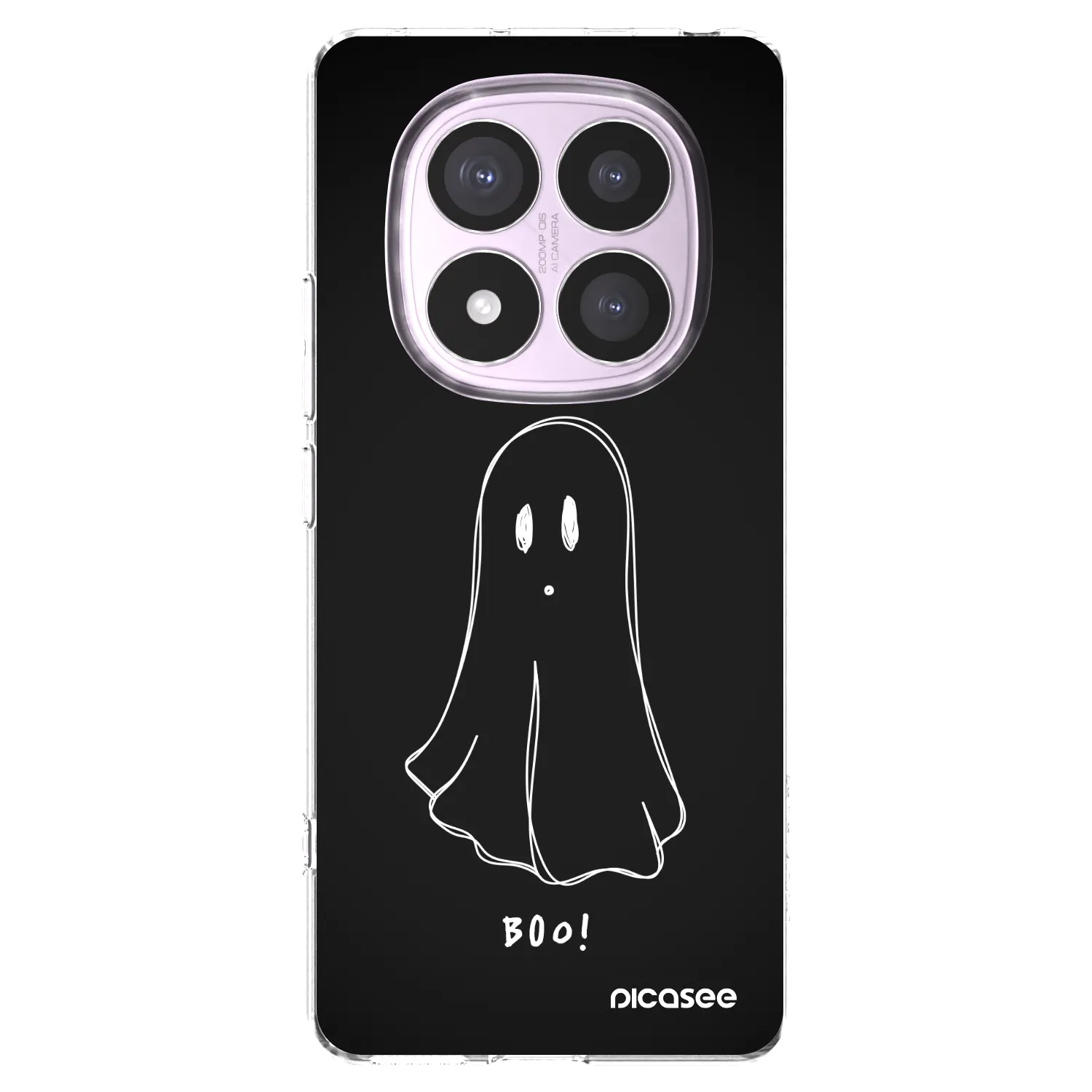 Picasee silikonska prozirna maskica za Xiaomi Redmi Note 14 Pro 5G - Ghost 2