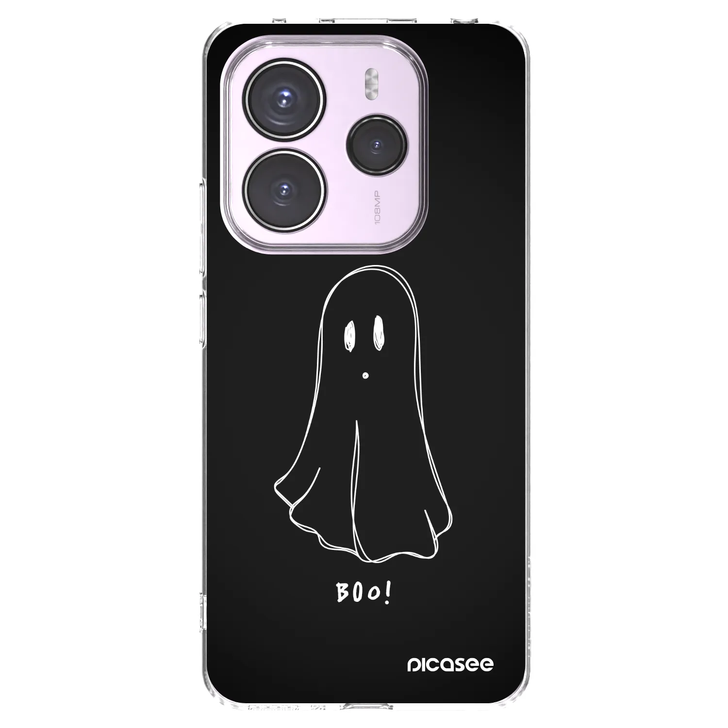 Picasee silikonska prozirna maskica za Xiaomi Redmi Note 14 5G - Ghost 2