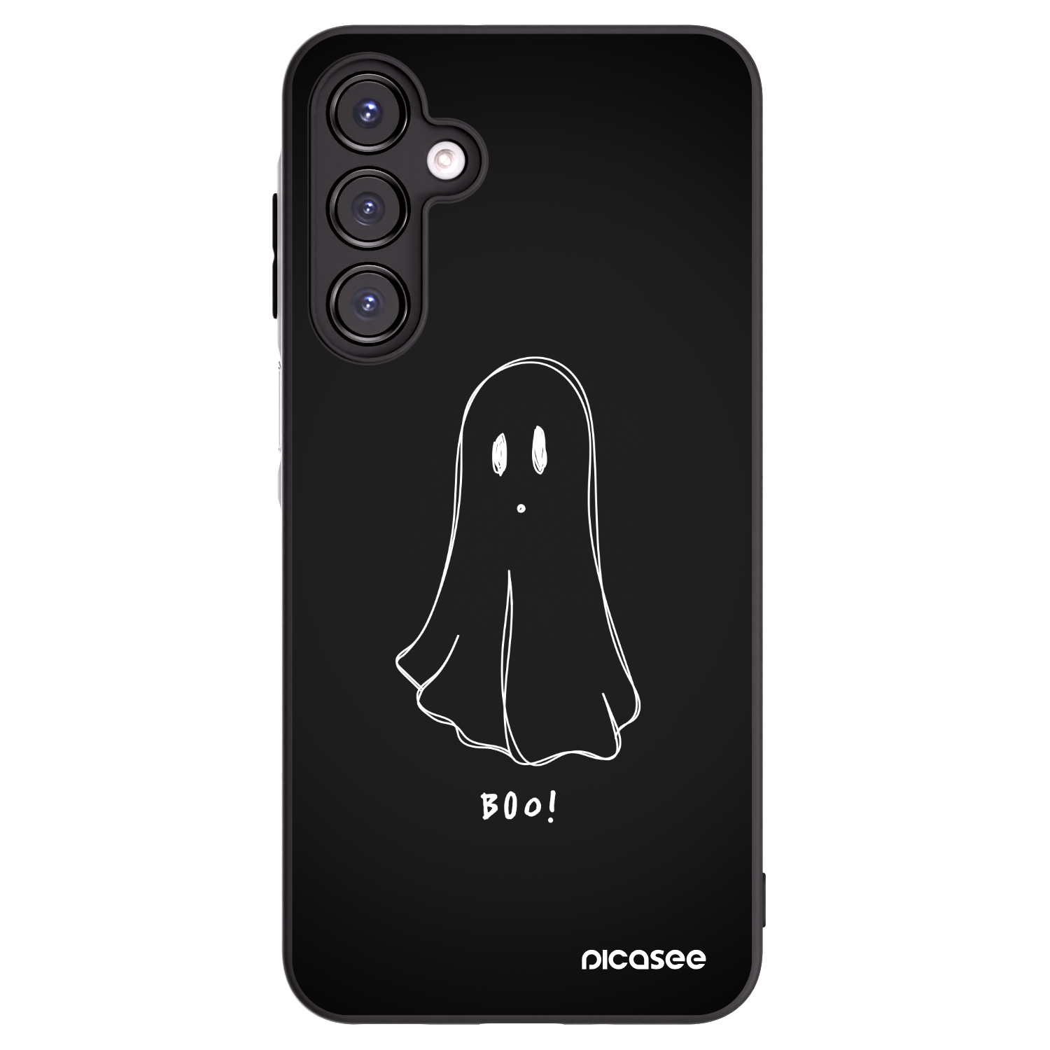 Picasee crna silikonska maskica za Samsung Galaxy A16 5G - Ghost 2