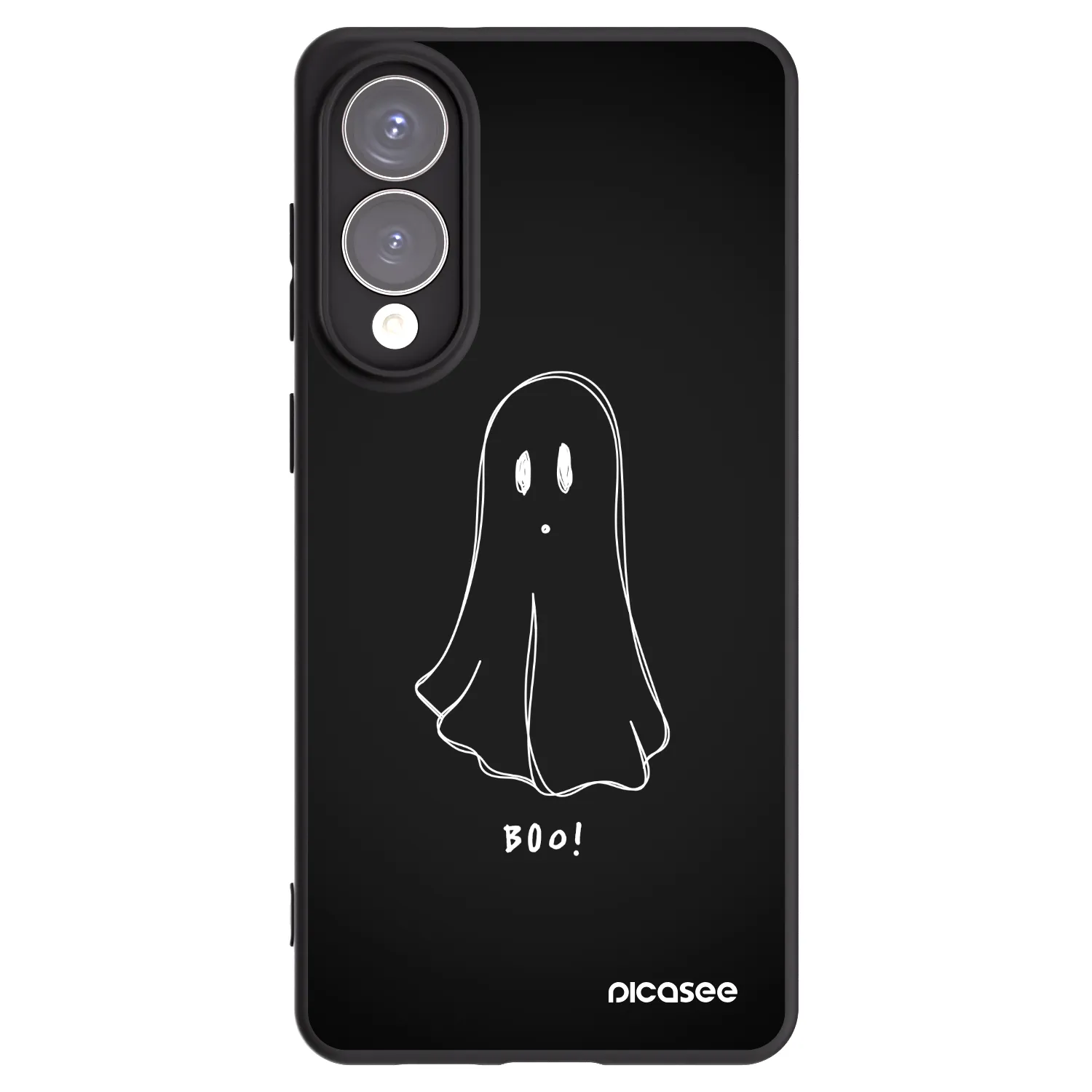Picasee crna silikonska maskica za Samsung Galaxy S25 Edge 5G - Ghost 2