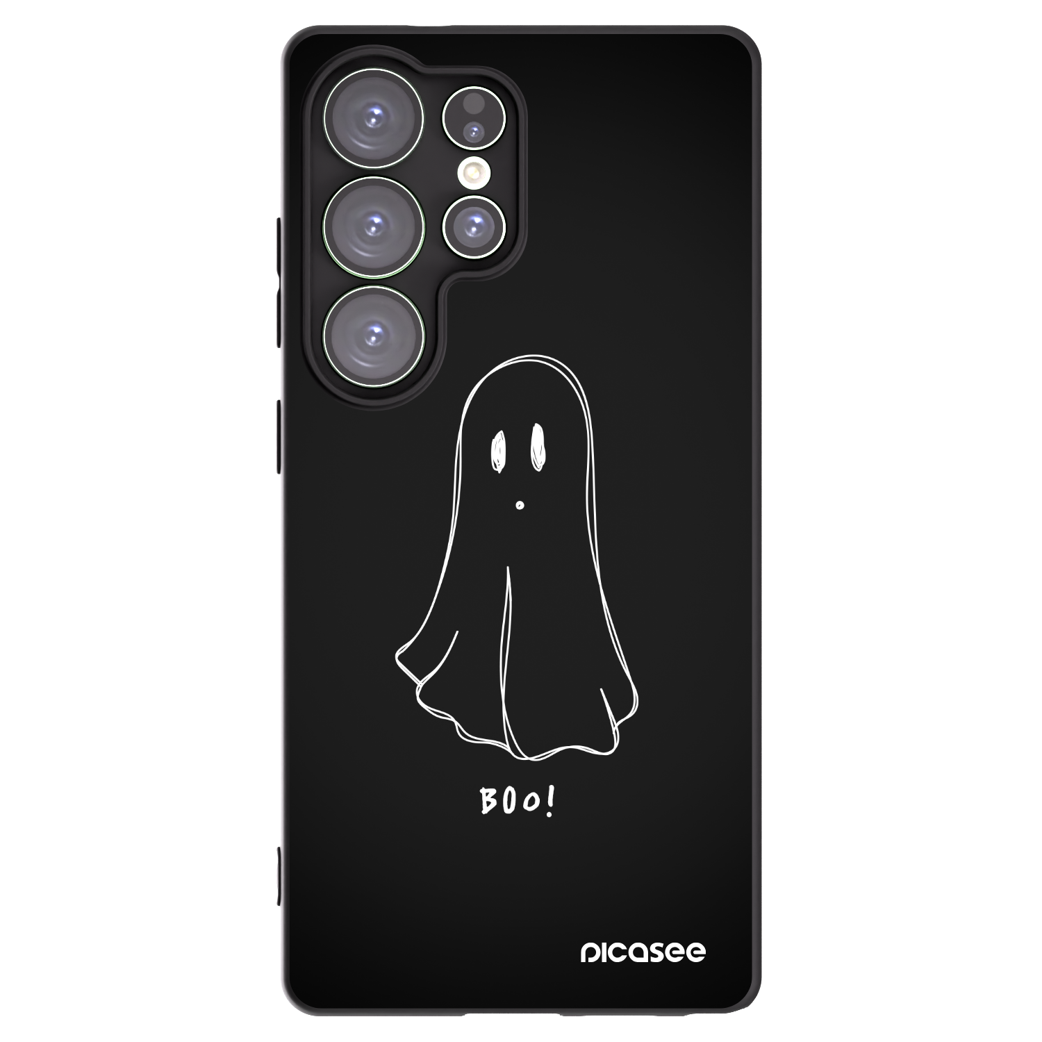 Picasee crna silikonska maskica za Samsung Galaxy S25 Ultra 5G - Ghost 2