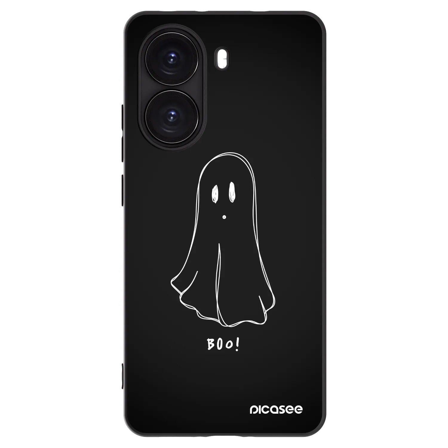 Picasee crna silikonska maskica za Xiaomi Poco X7 Pro 5G - Ghost 2