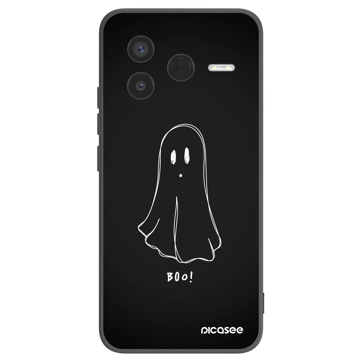 Picasee crna silikonska maskica za Xiaomi Poco F7 Pro 5G - Ghost 2