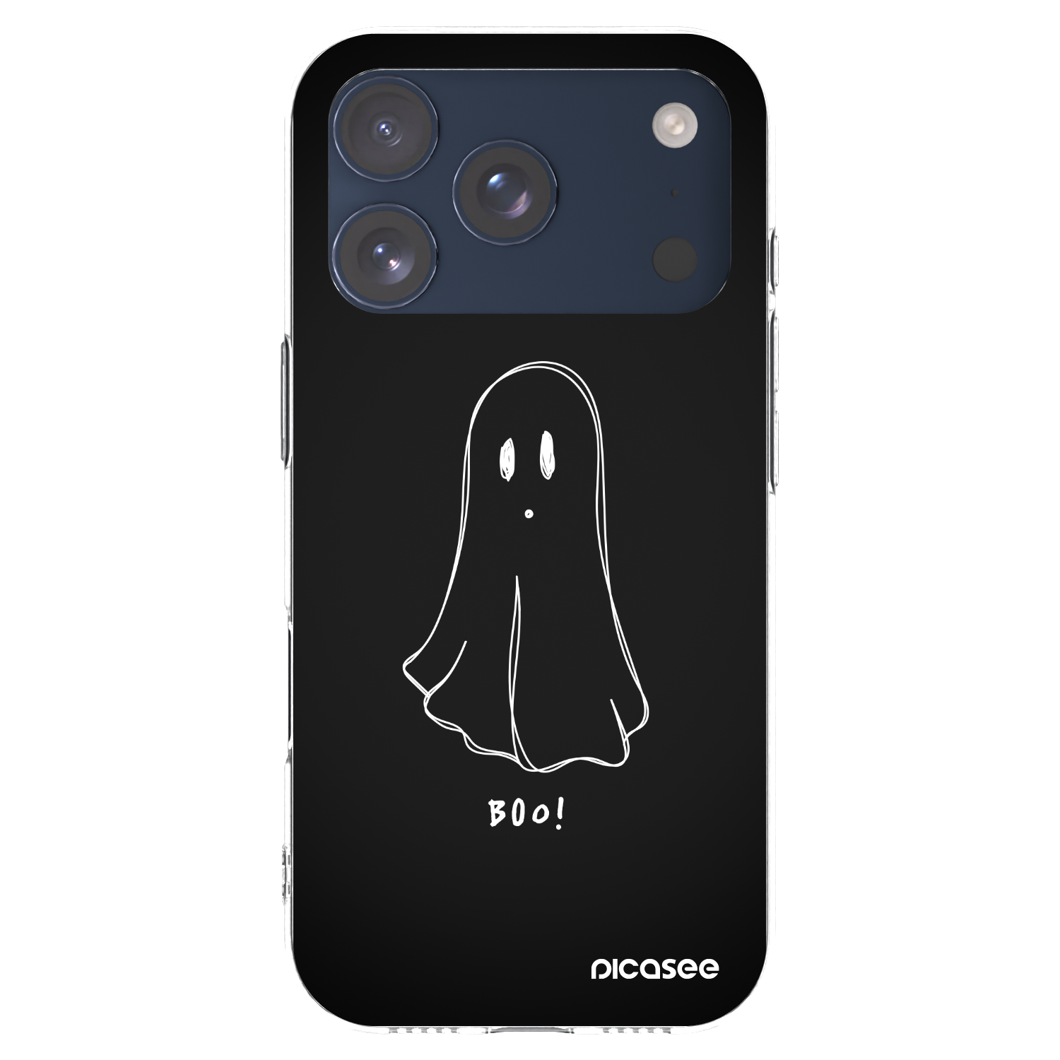 Picasee silikonska prozirna maskica za Apple iPhone 17 Pro - Ghost 2