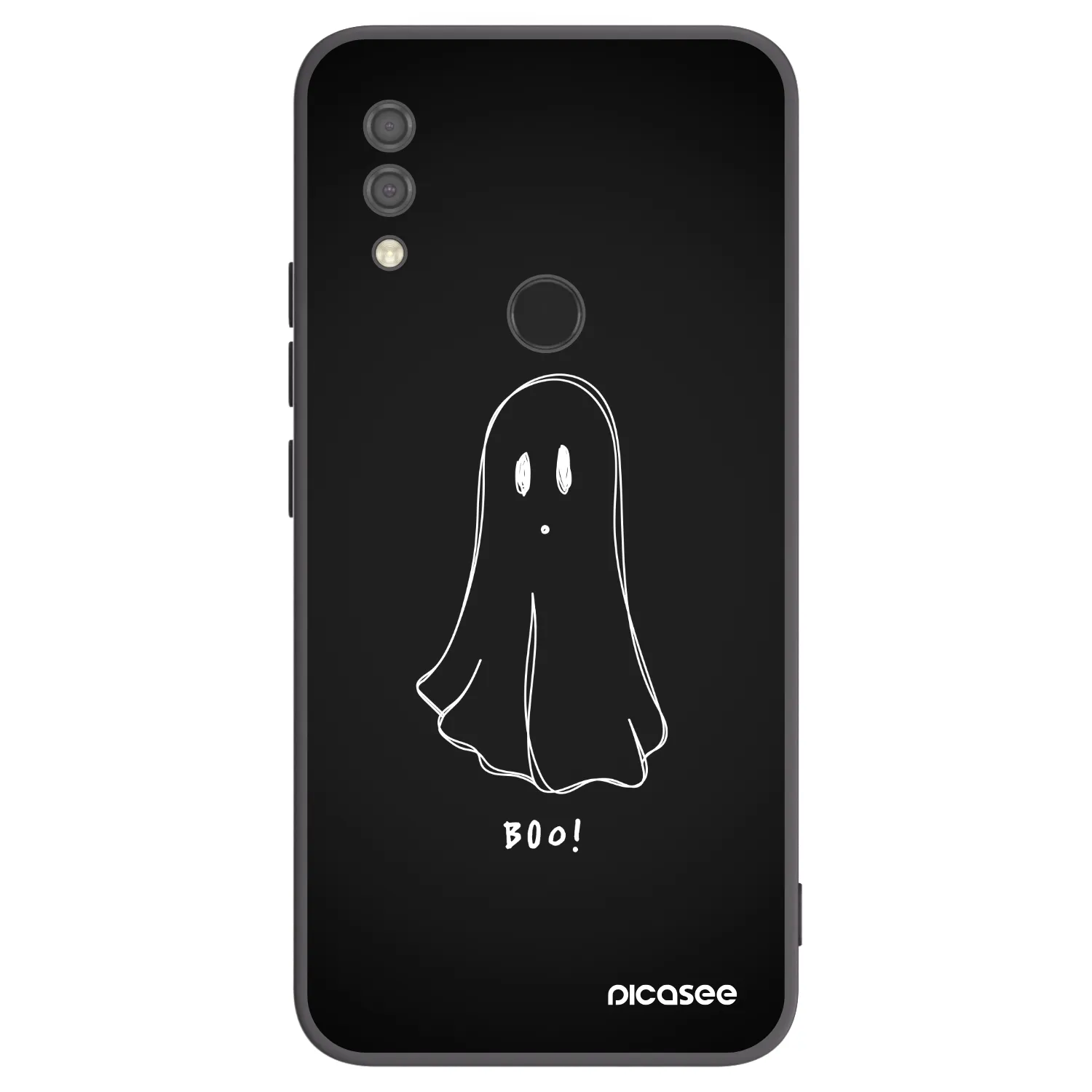 Picasee crna silikonska maskica za Xiaomi Redmi 7 - Ghost 2