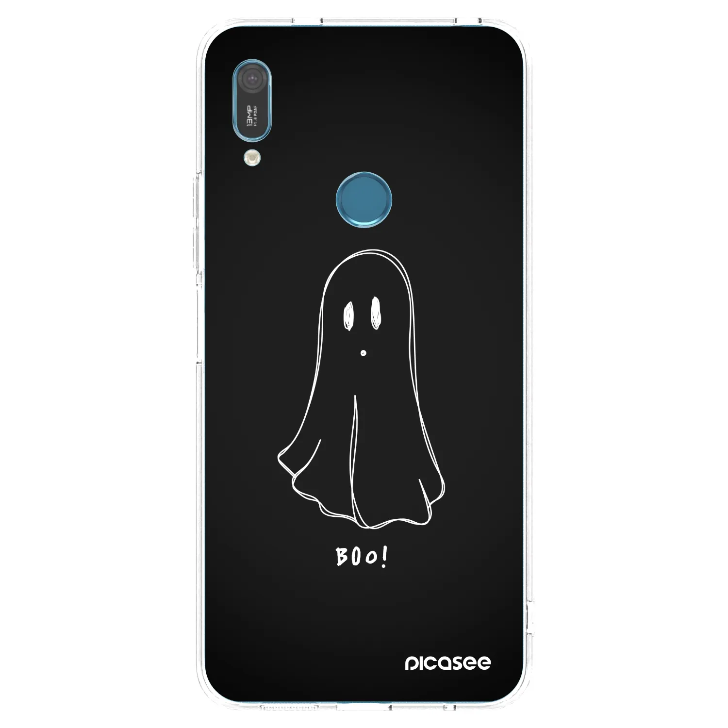 Picasee silikonska prozirna maskica za Huawei Y6 2019 - Ghost 2