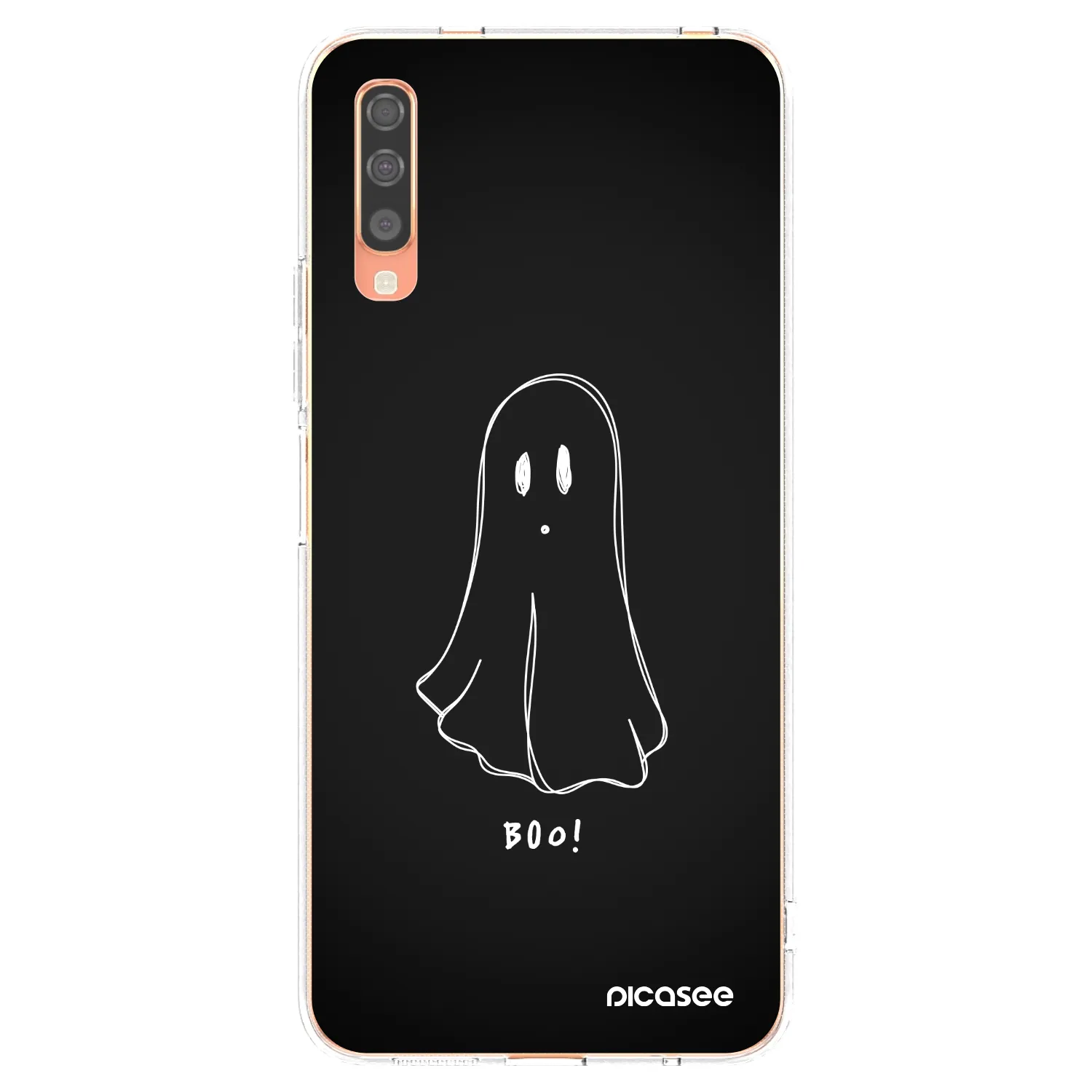 Picasee silikonska prozirna maskica za Samsung Galaxy A70 A705F - Ghost 2