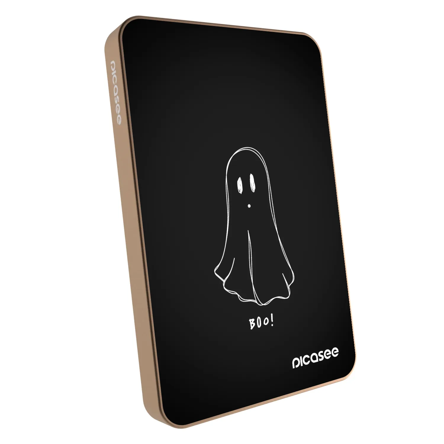 Picasee Prijenosni punjač s MagSafe 5 000 mAh Zlatni - Ghost 2
