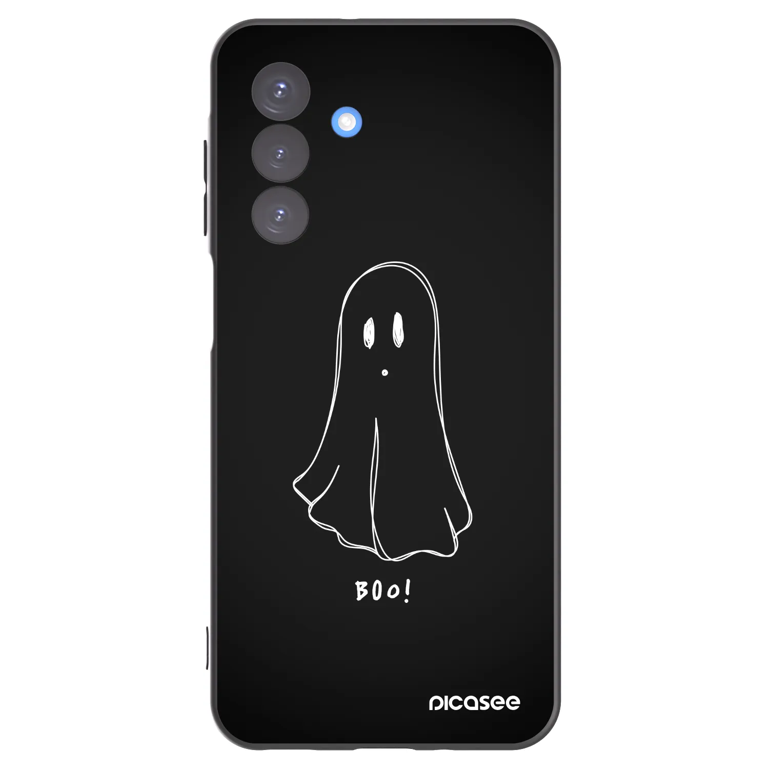Picasee crna silikonska maskica za Samsung Galaxy A17 5G - Ghost 2