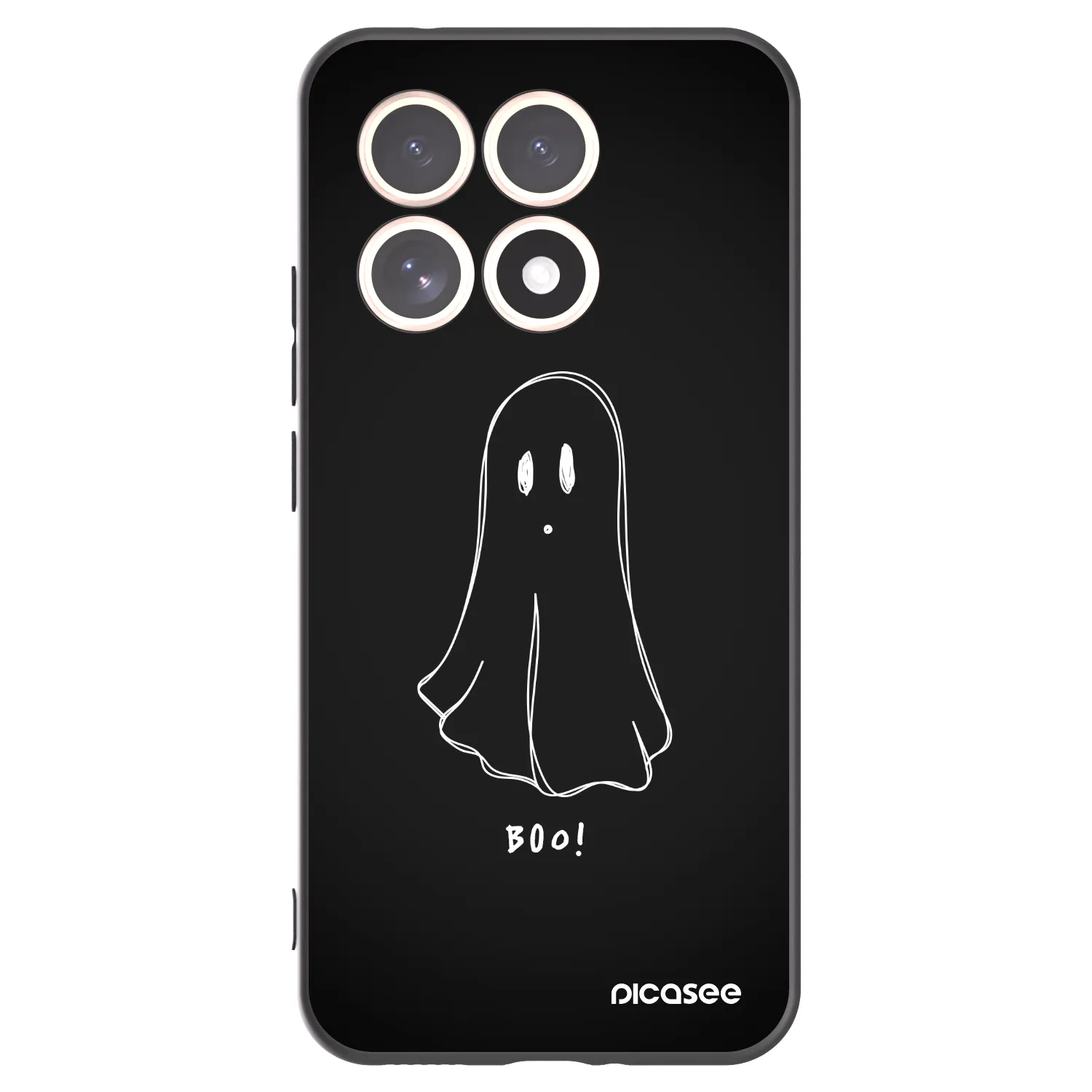 Picasee crna silikonska maskica za Xiaomi 15T - Ghost 2