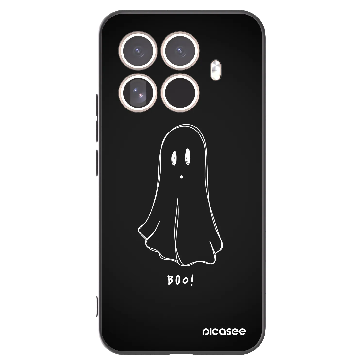 Picasee crna silikonska maskica za Xiaomi 15T Pro - Ghost 2