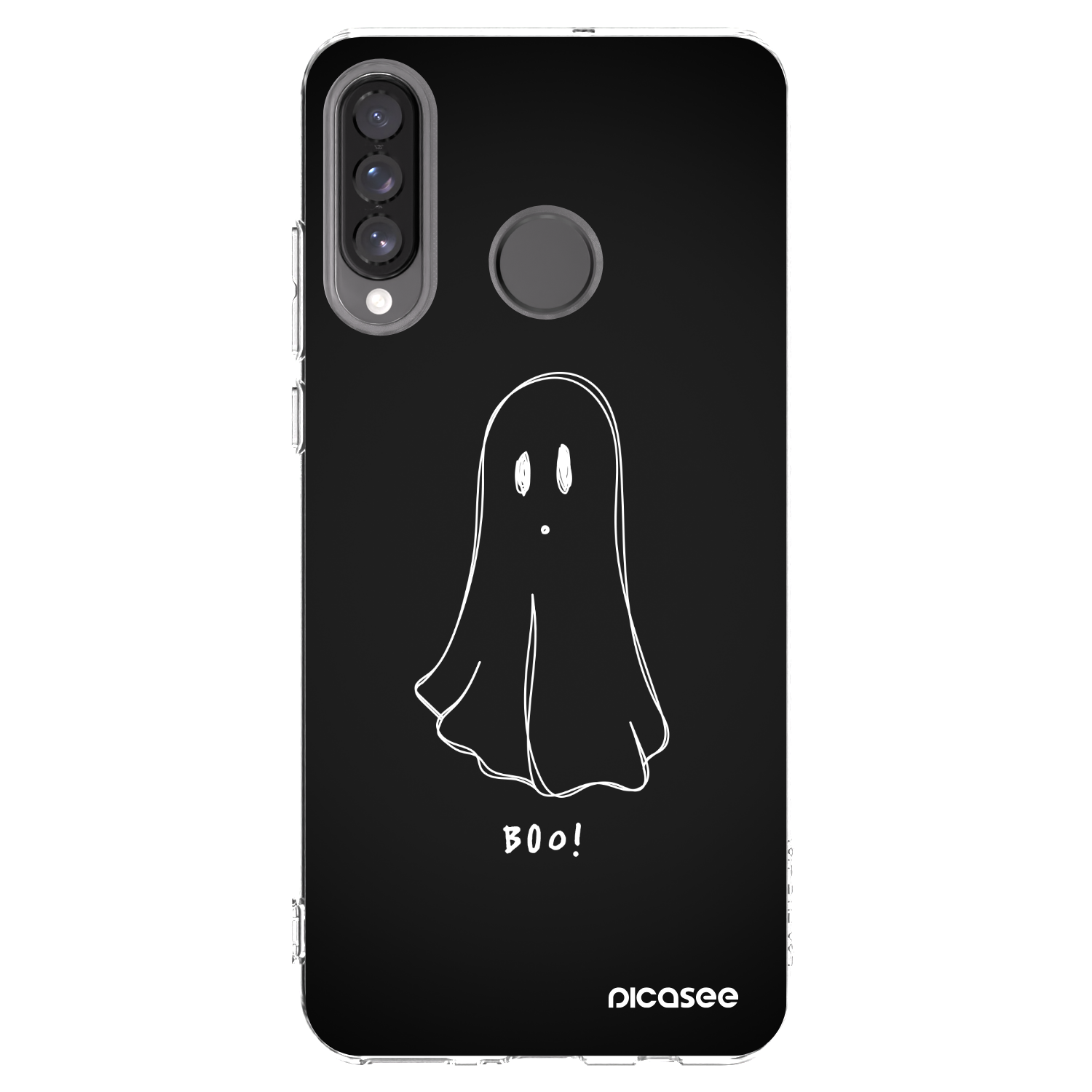 Picasee silikonska prozirna maskica za Huawei P30 Lite - Ghost 2