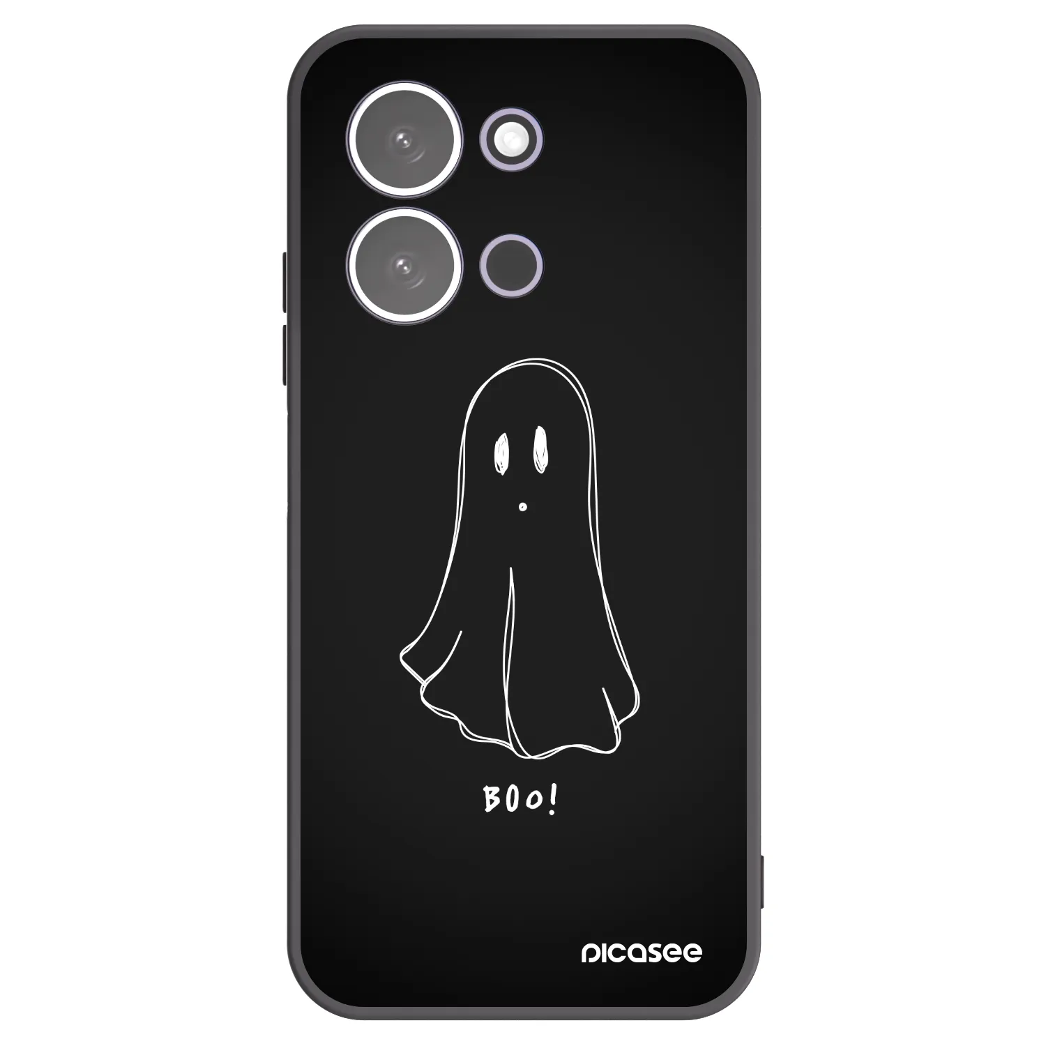 Picasee crna silikonska maskica za Xiaomi Redmi 15C 5G - Ghost 2
