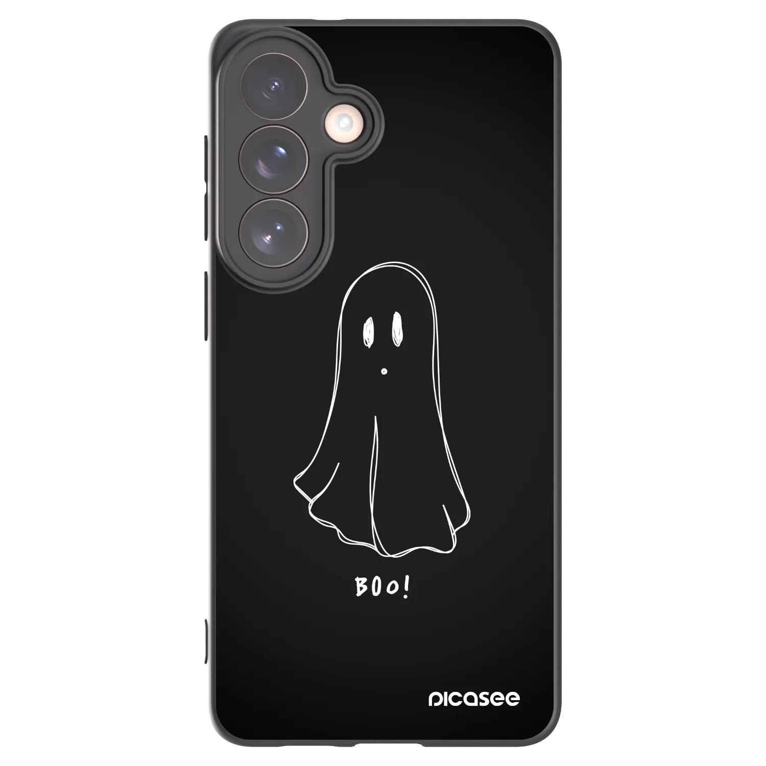 Picasee crna silikonska maskica za Samsung Galaxy S26+ - Ghost 2
