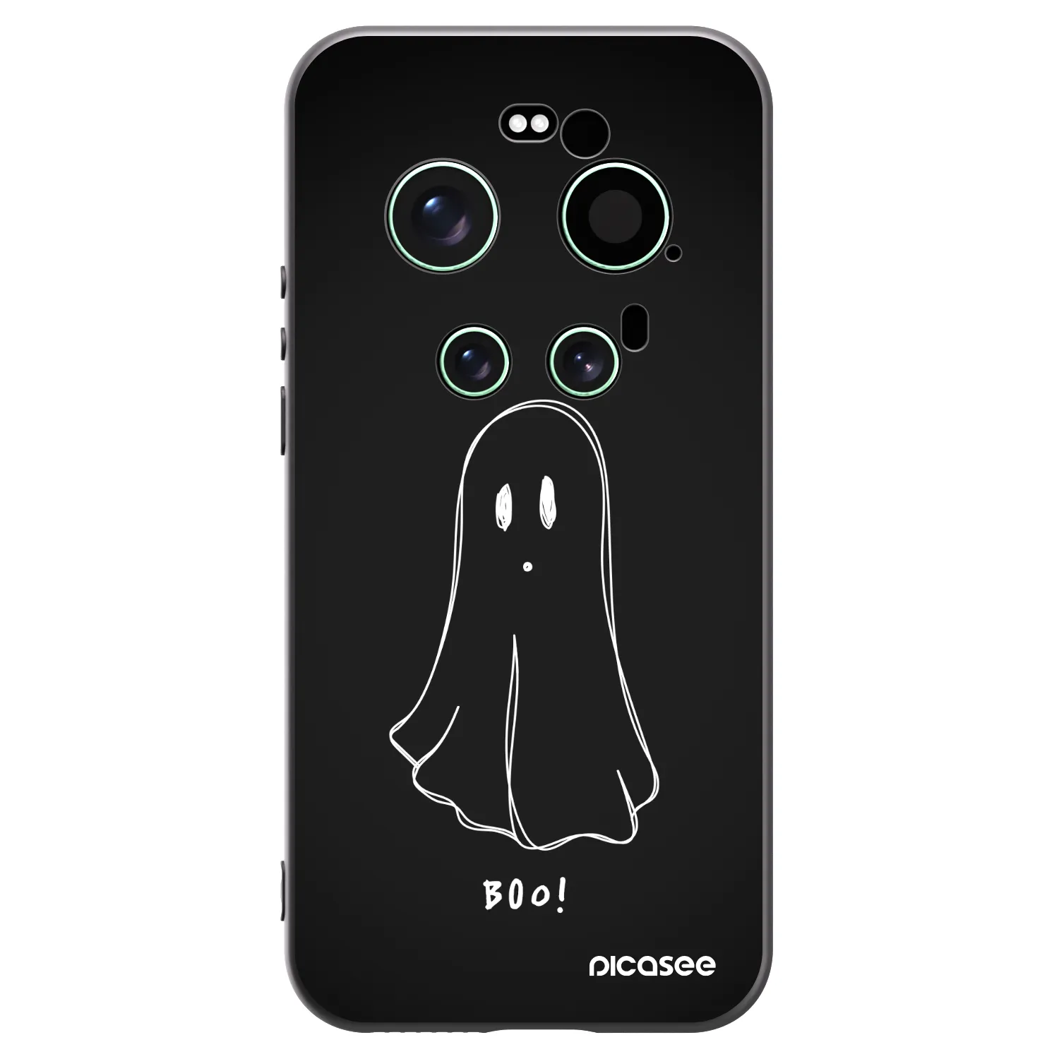 Picasee crna silikonska maskica za Xiaomi 17 Ultra - Ghost 2