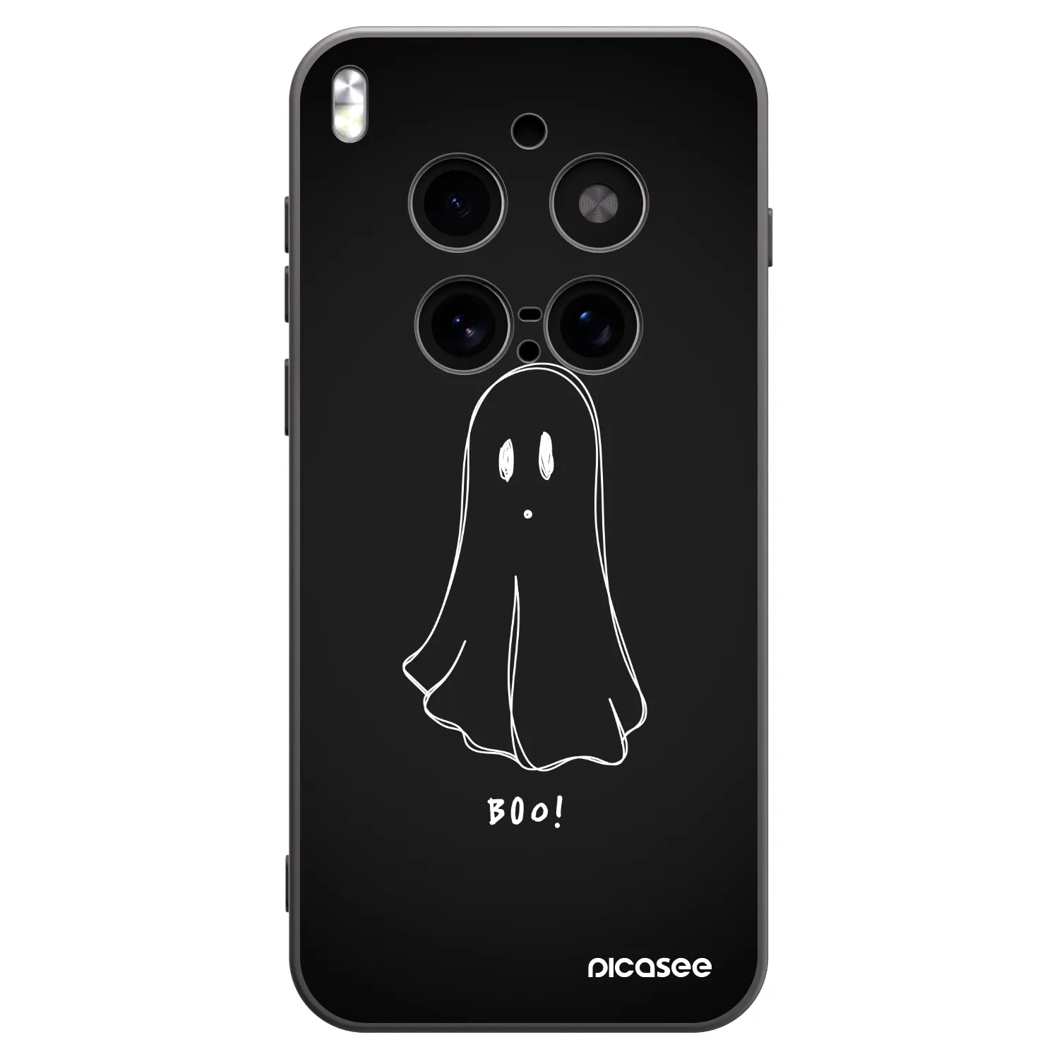 Picasee crna silikonska maskica za Vivo X300 Pro - Ghost 2