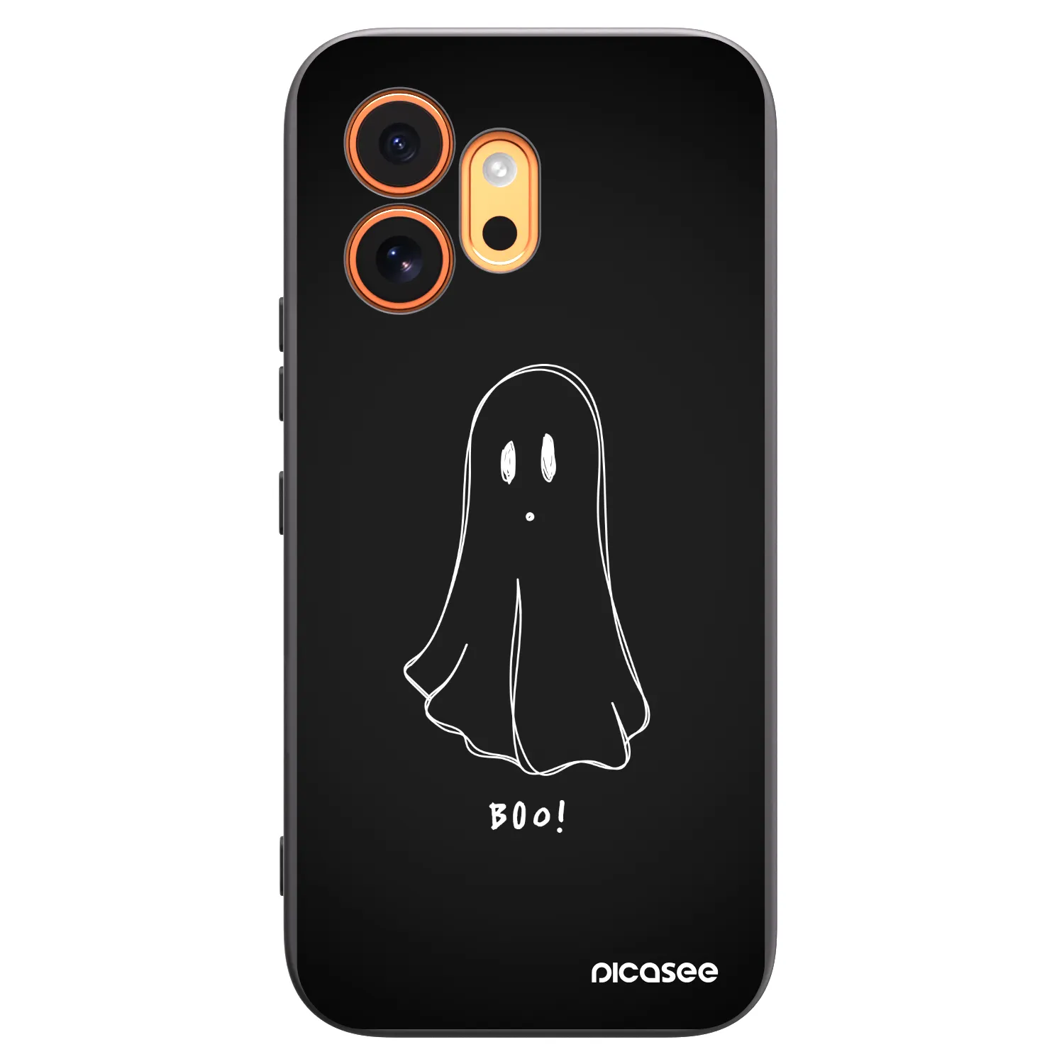 Picasee crna silikonska maskica za Honor 600 - Ghost 2