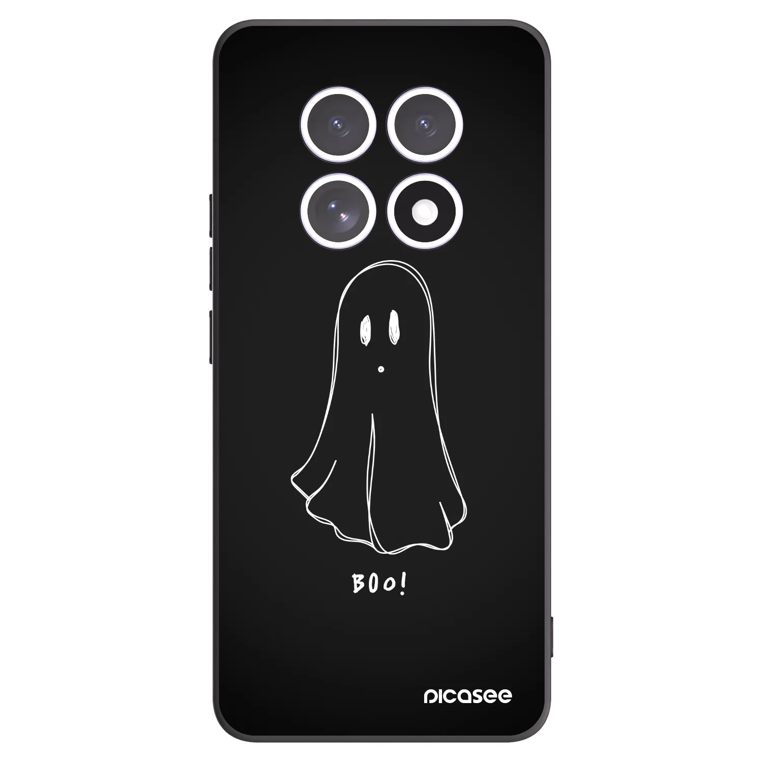 Picasee crna silikonska maskica za Xiaomi Redmi Note 15 5G - Ghost 2