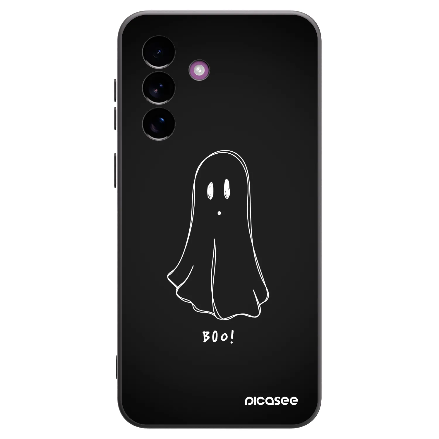 Picasee crna silikonska maskica za Samsung Galaxy A37 - Ghost 2