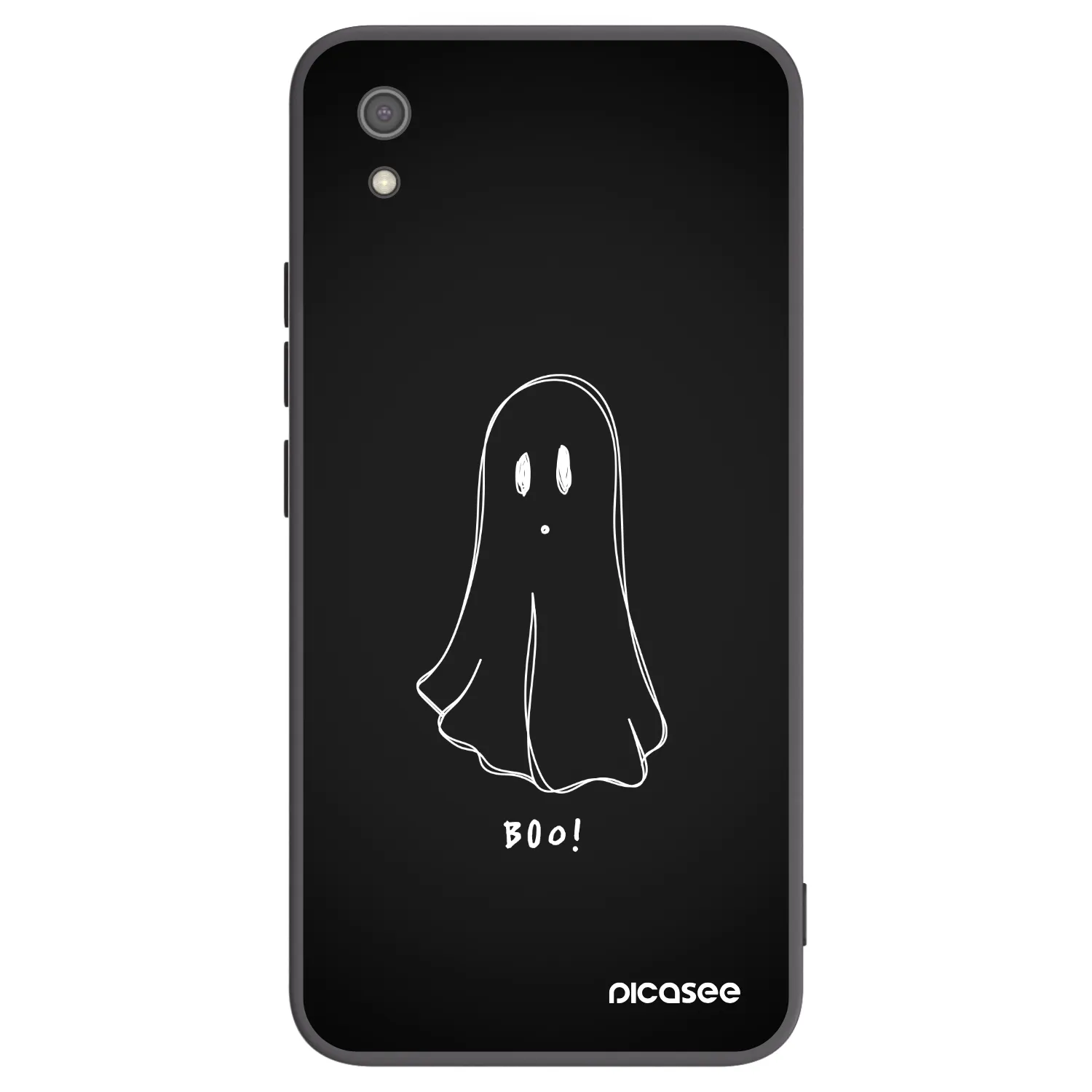 Picasee crna silikonska maskica za Xiaomi Redmi 7A - Ghost 2