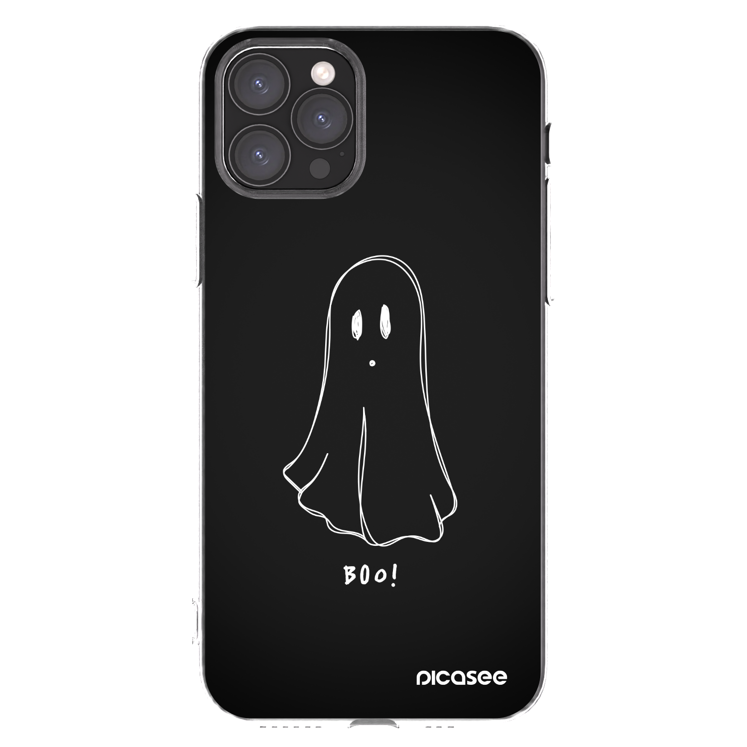 Picasee silikonska prozirna maskica za Apple iPhone 11 Pro - Ghost 2