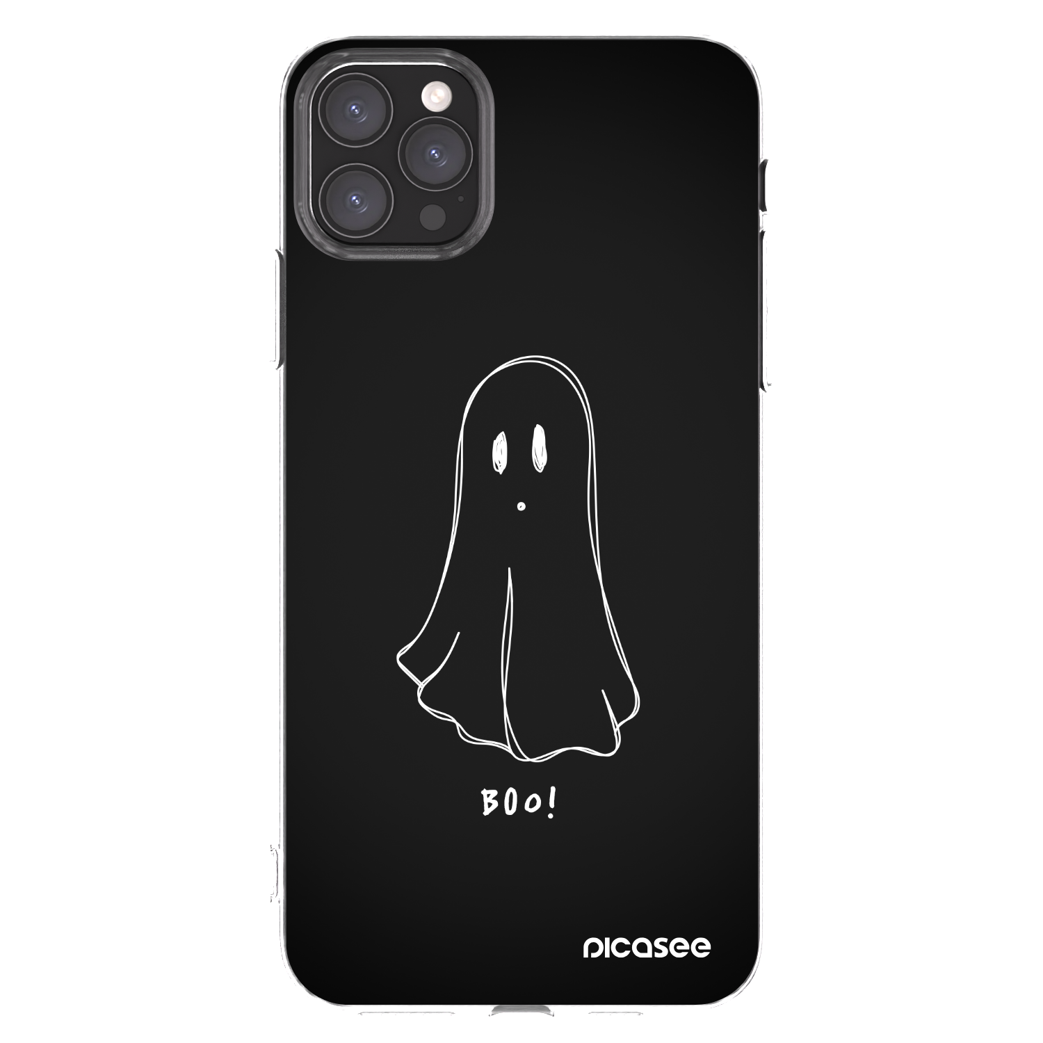 Picasee silikonska prozirna maskica za Apple iPhone 11 Pro Max - Ghost 2