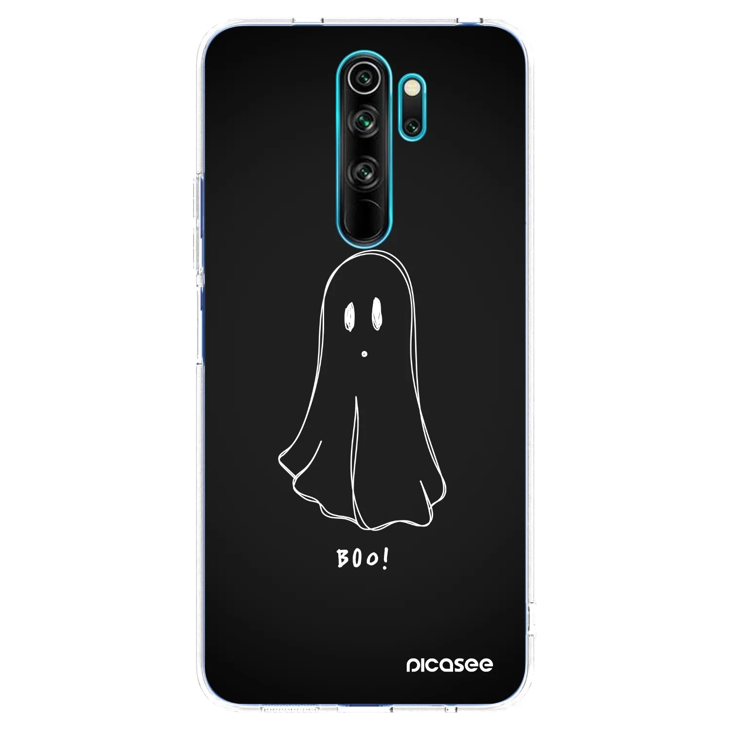 Picasee silikonska prozirna maskica za Xiaomi Redmi Note 8 Pro - Ghost 2