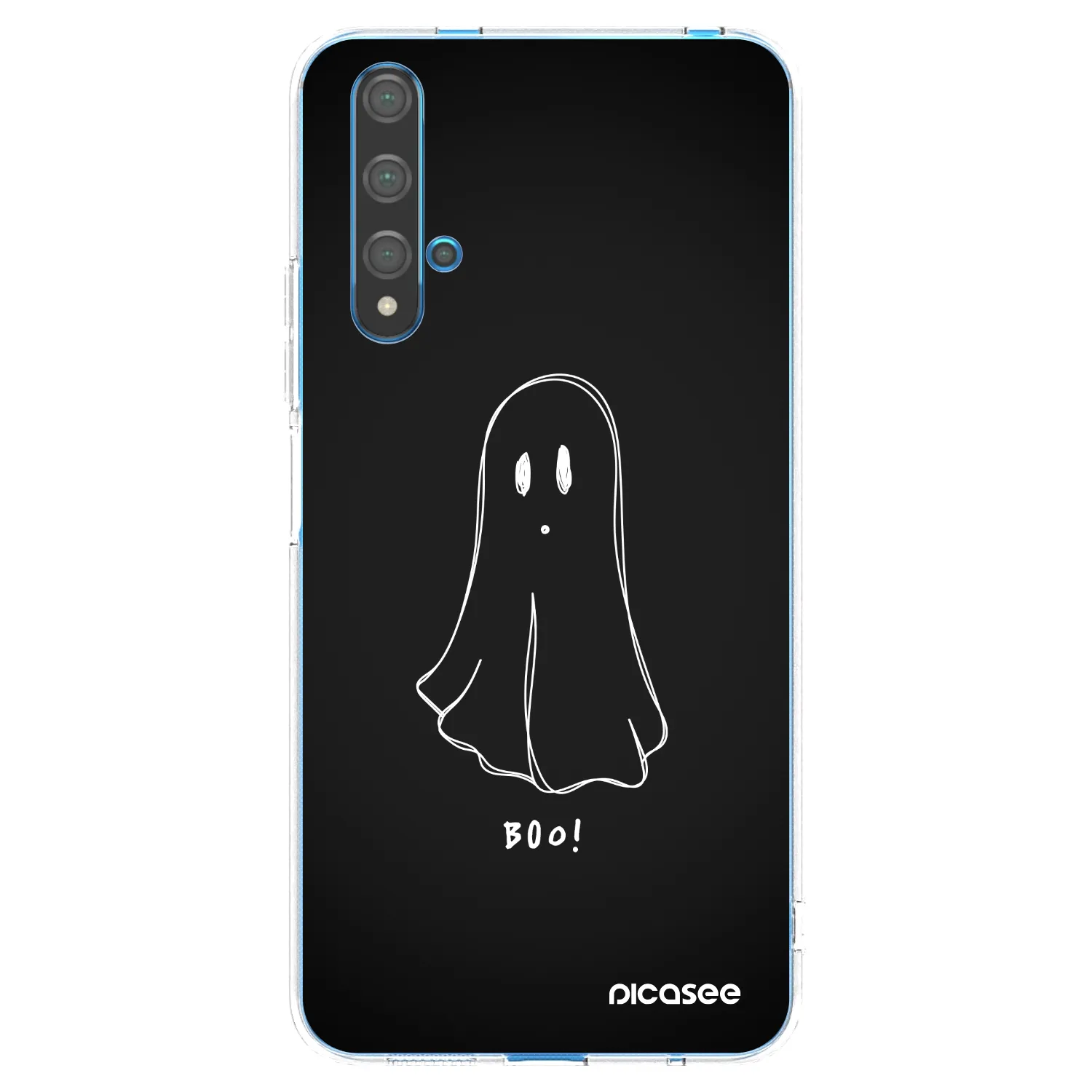 Picasee silikonska prozirna maskica za Huawei Nova 5T - Ghost 2