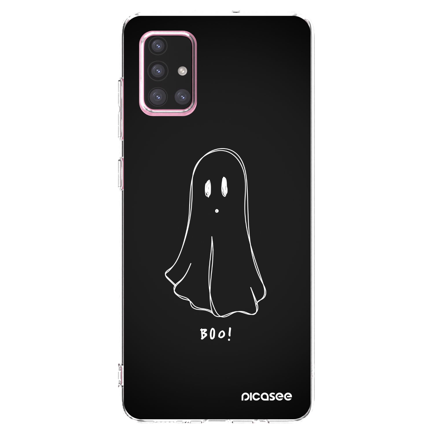 Picasee silikonska prozirna maskica za Samsung Galaxy A71 A715F - Ghost 2