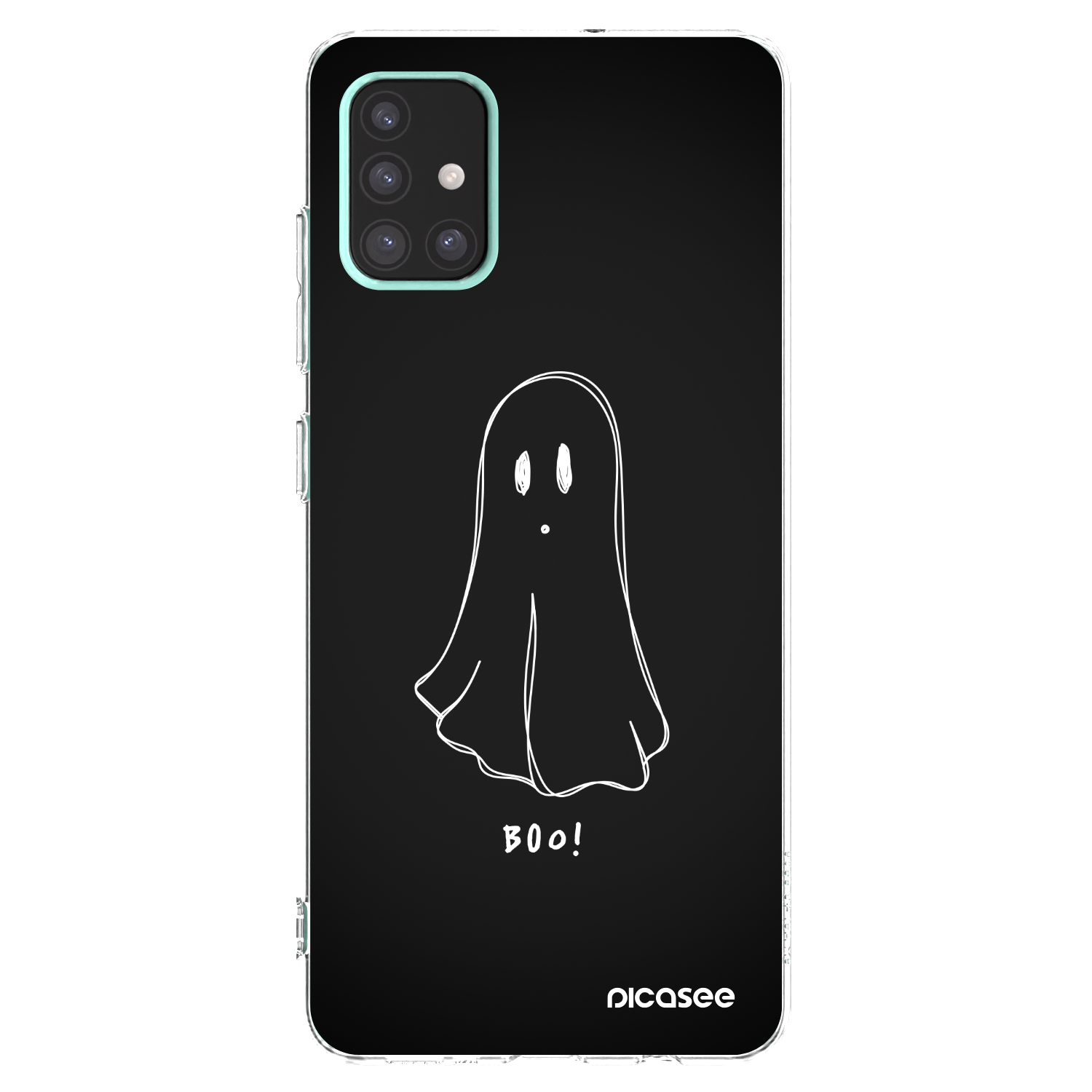 Picasee silikonska prozirna maskica za Samsung Galaxy A51 A515F - Ghost 2