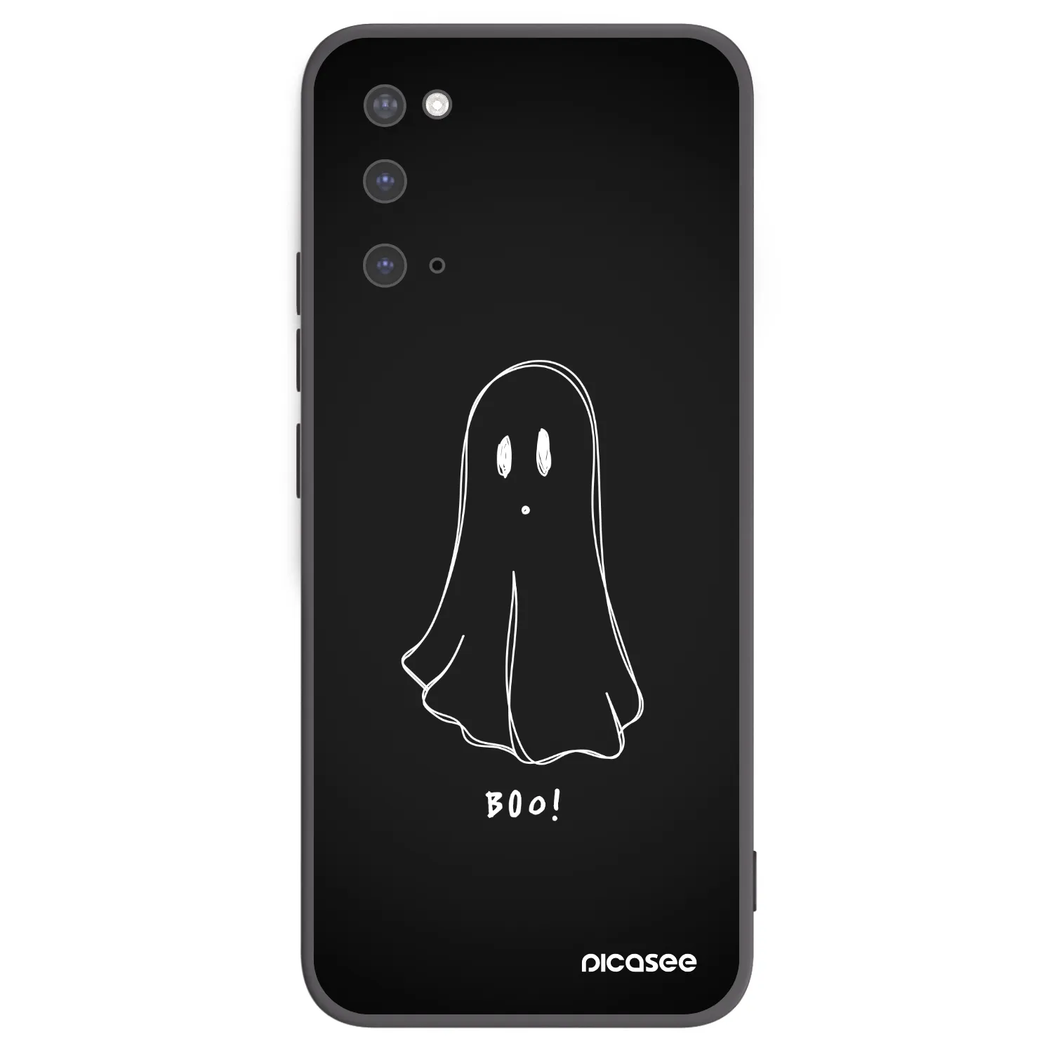 Picasee crna silikonska maskica za Samsung Galaxy S20 G980F - Ghost 2