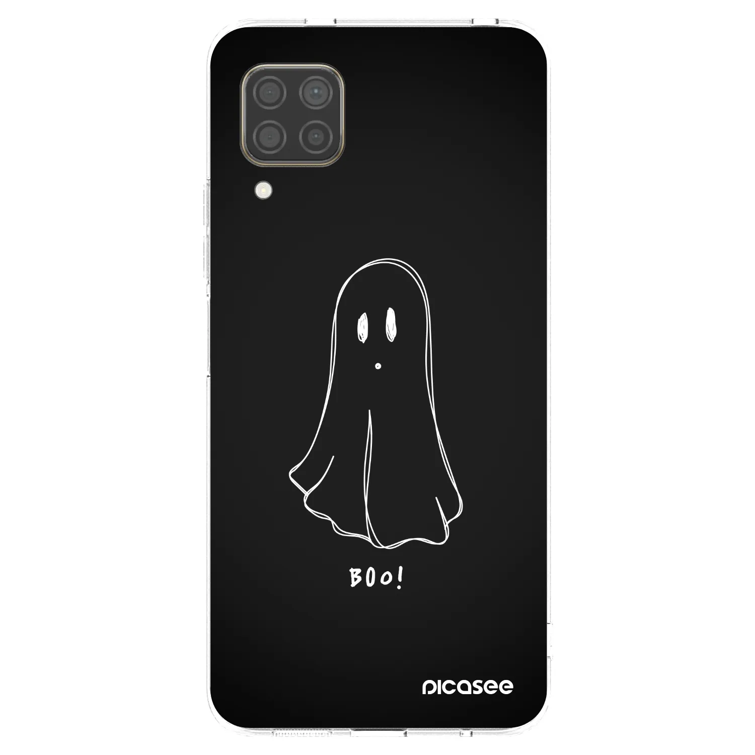 Picasee silikonska prozirna maskica za Huawei P40 Lite - Ghost 2