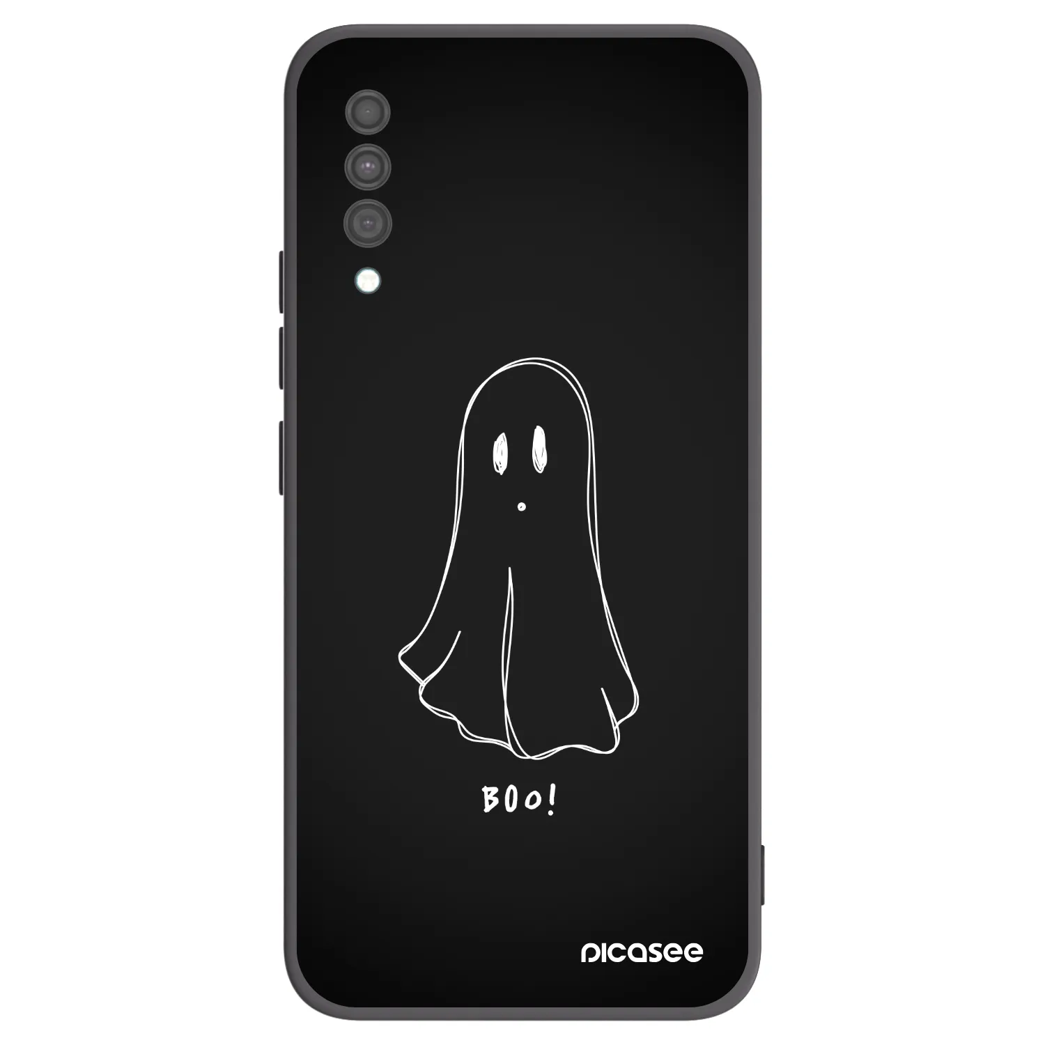 Picasee crna silikonska maskica za Samsung Galaxy A30s A307F - Ghost 2