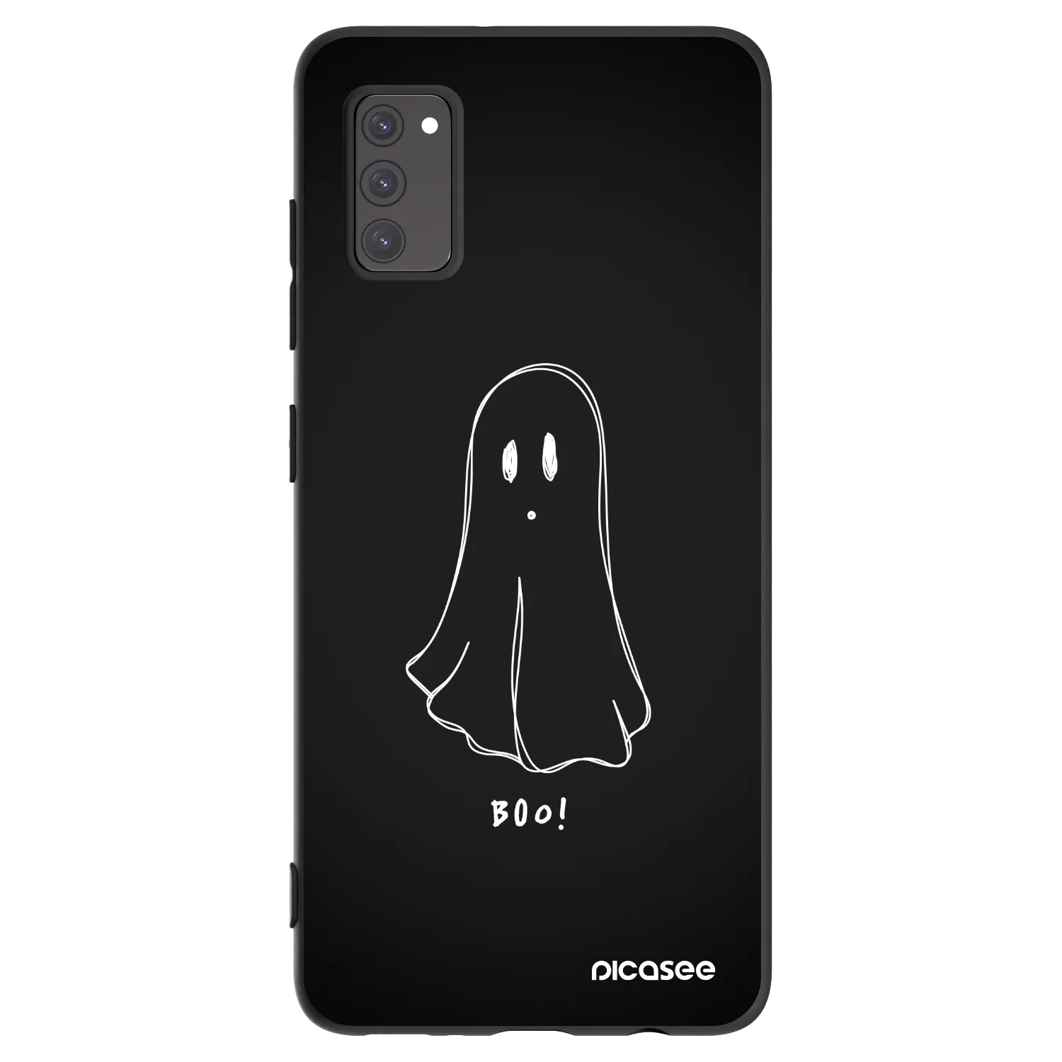 Picasee crna silikonska maskica za Samsung Galaxy A41 A415F - Ghost 2