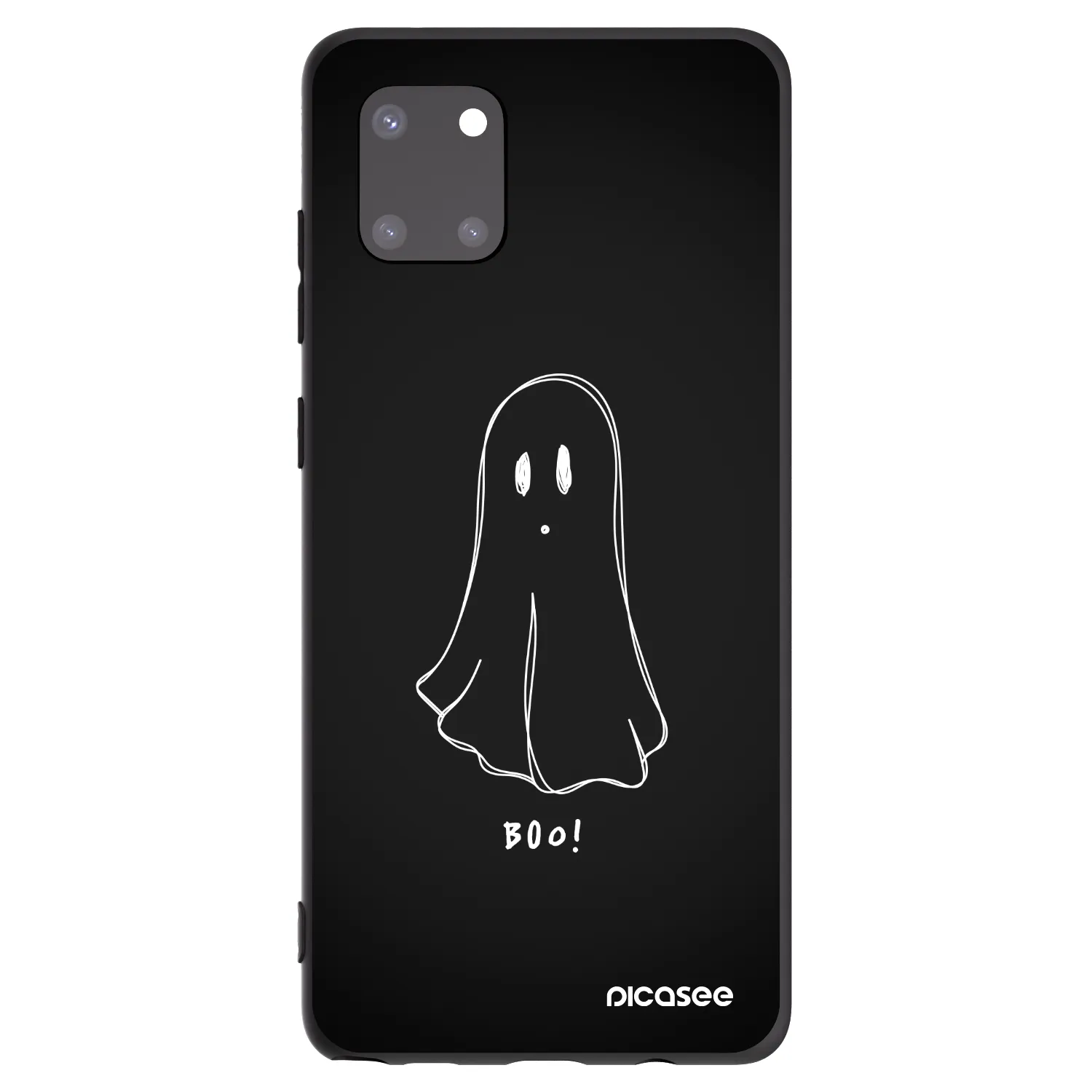 Picasee crna silikonska maskica za Samsung Galaxy Note 10 Lite N770F - Ghost 2