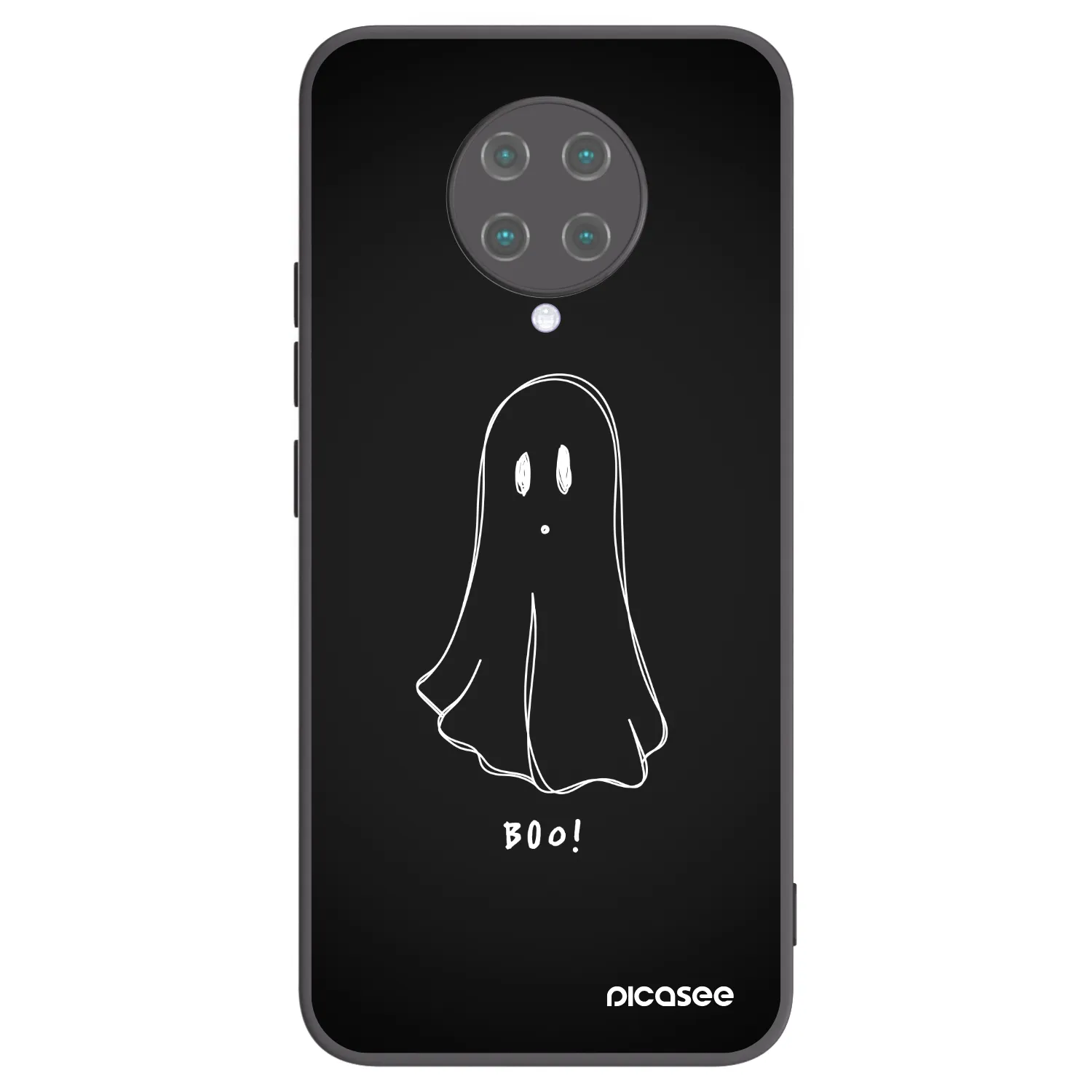 Picasee crna silikonska maskica za Xiaomi Poco F2 Pro - Ghost 2