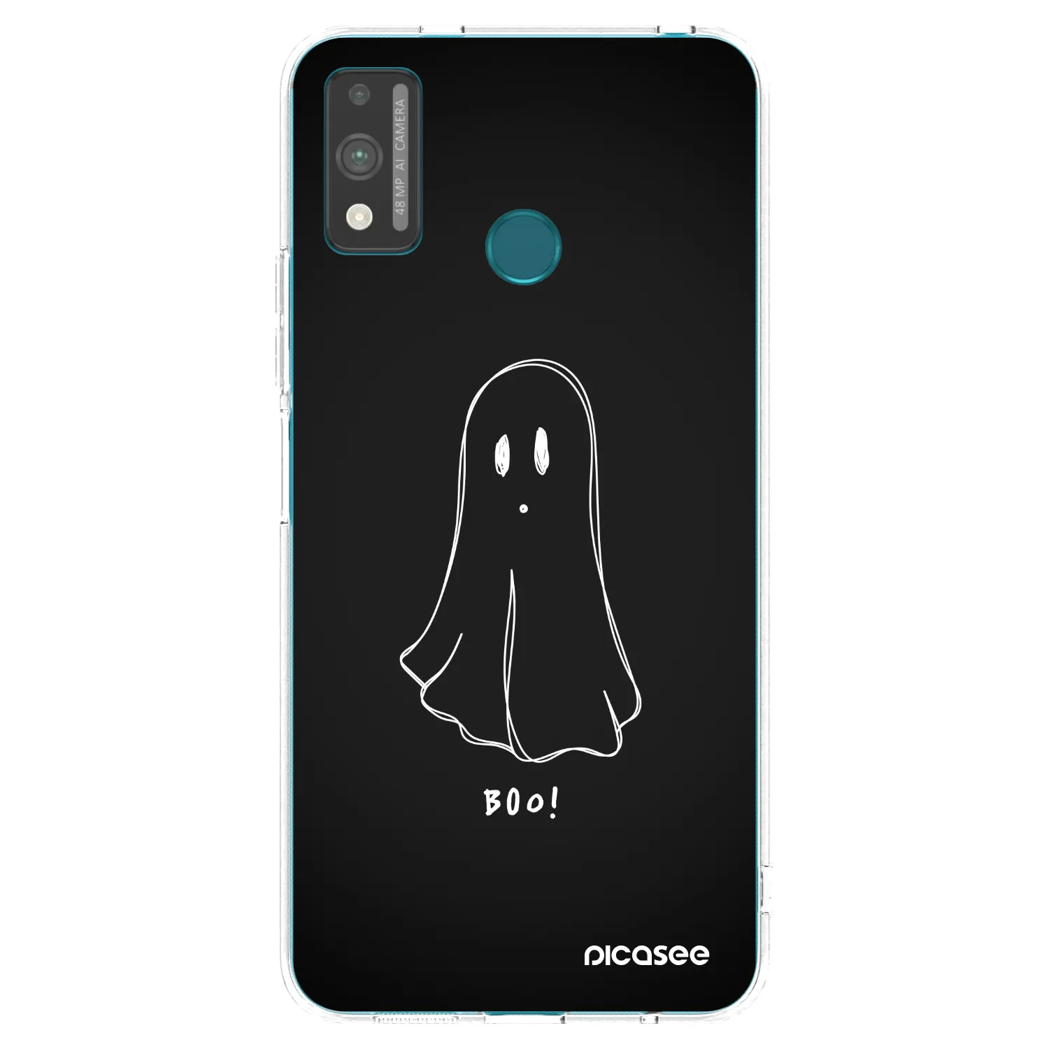 Picasee silikonska prozirna maskica za Honor 9X Lite - Ghost 2