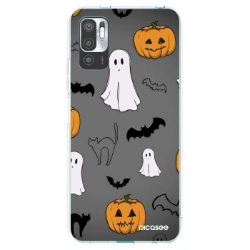Picasee silikonska prozirna maskica za Xiaomi Redmi Note 10 5G - Spooky crew