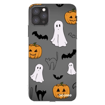 Picasee silikonska prozirna maskica za Apple iPhone 11 Pro Max - Spooky crew