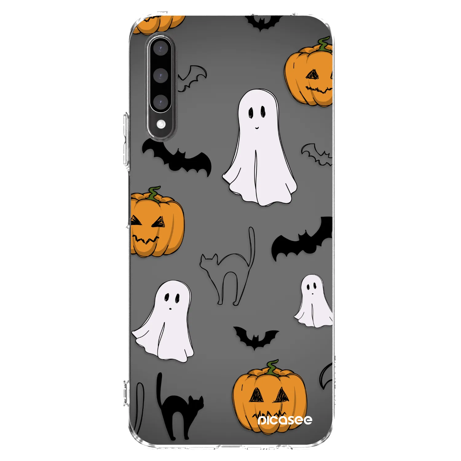 Picasee silikonska prozirna maskica za Honor 9X Pro - Spooky crew
