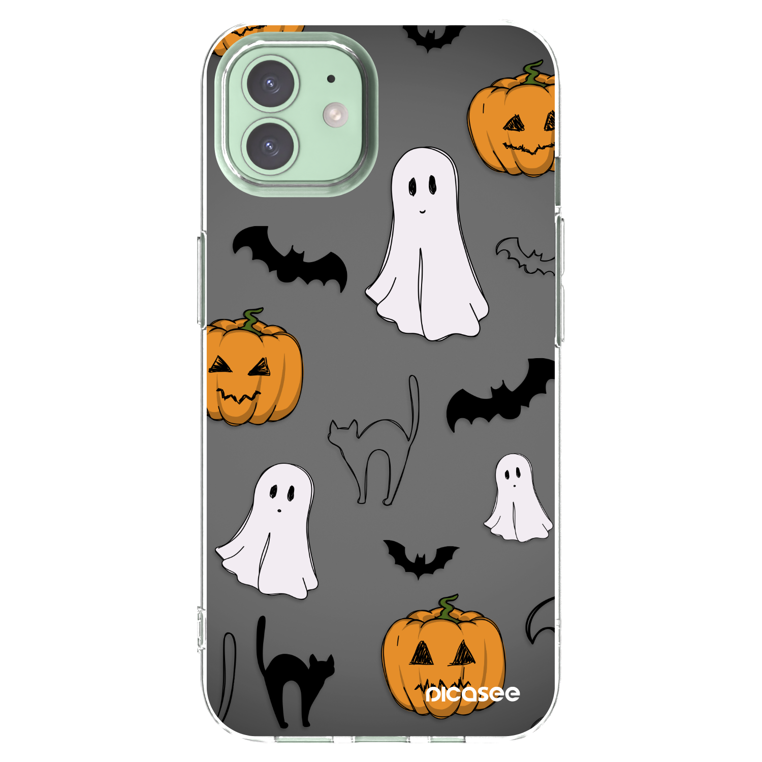 Picasee silikonska prozirna maskica za Apple iPhone 12 - Spooky crew