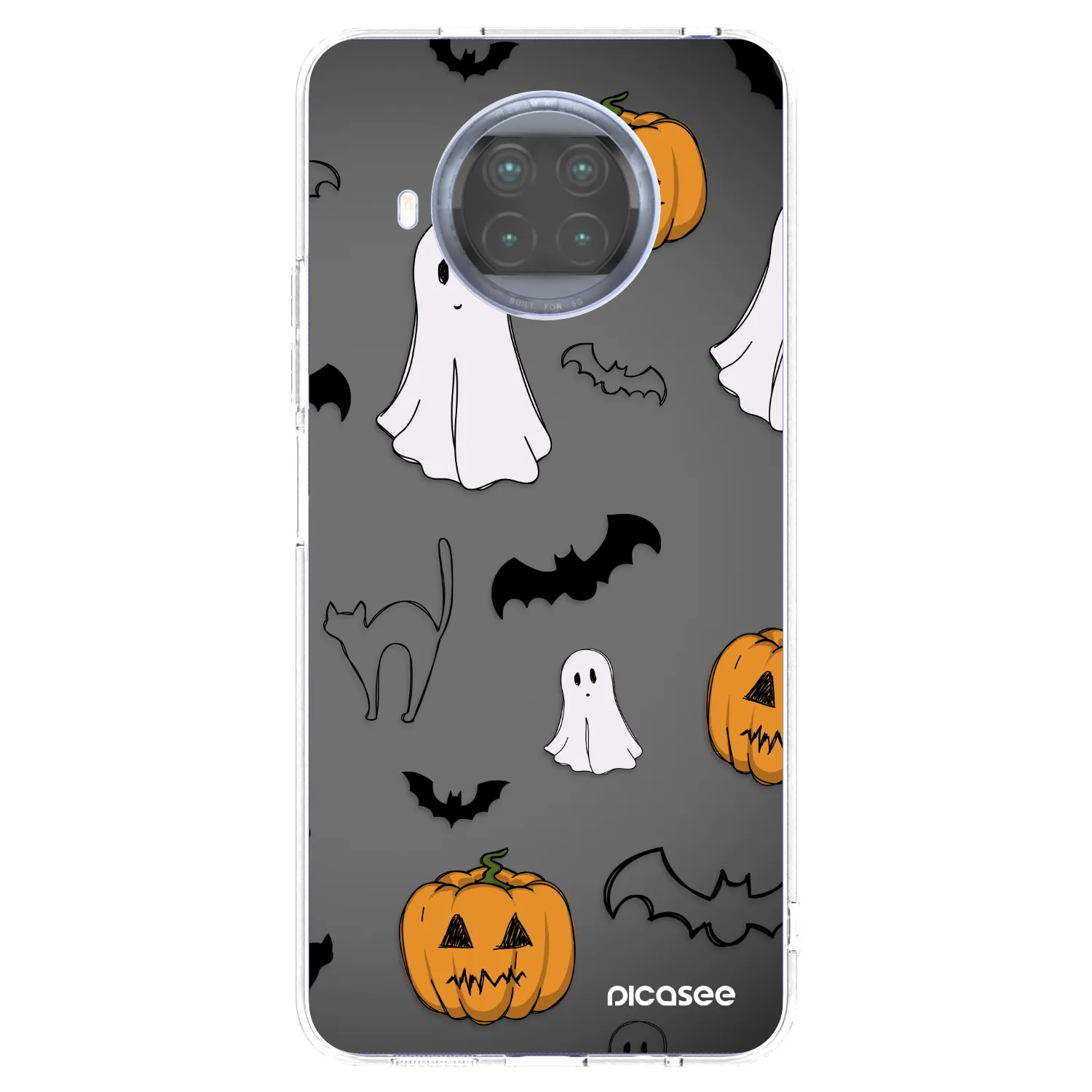 Picasee silikonska prozirna maskica za Xiaomi Mi 10T Lite - Spooky crew