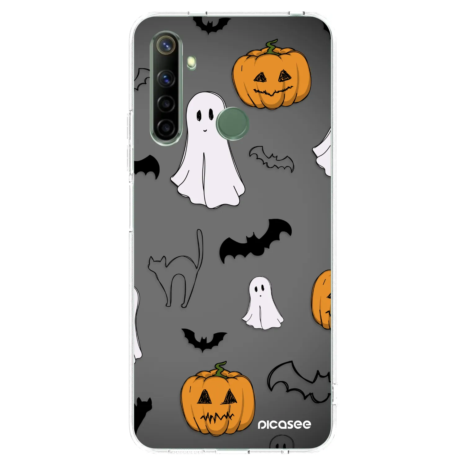 Picasee silikonska prozirna maskica za Realme 6i - Spooky crew