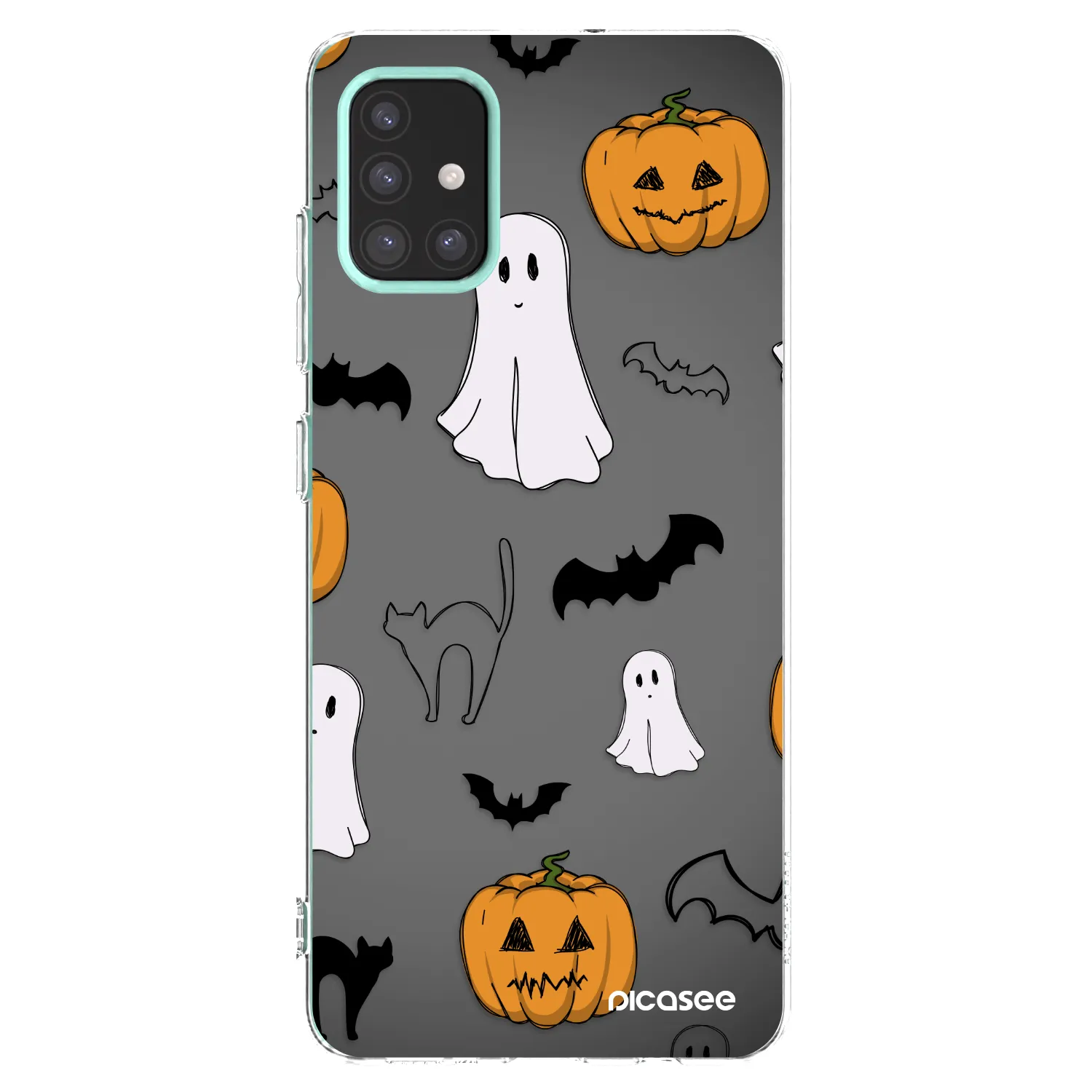 Picasee silikonska prozirna maskica za Samsung Galaxy M31s - Spooky crew